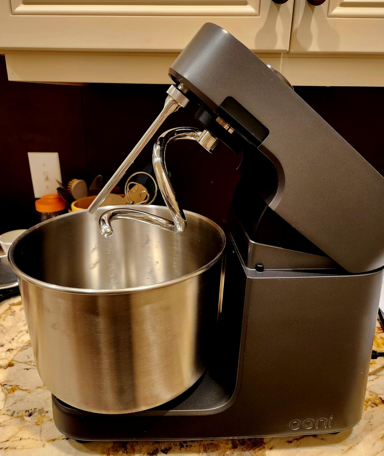 Ooni Halo Pro Spiral Mixer - Dough Stand Mixer with Attachments, 7.3 Quart Capacity and 58 Speed Settings, Charcoal Grey customer photo 1