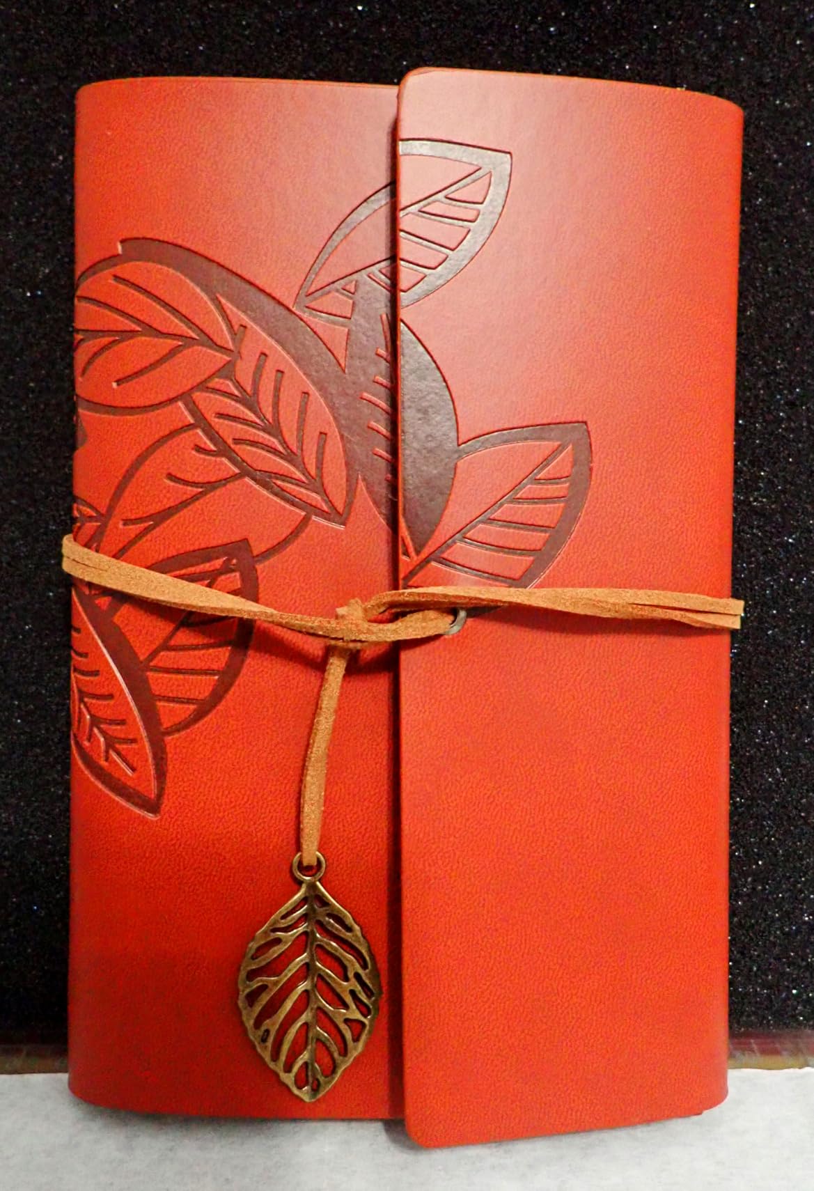 GrnVibe Quill Pen and Ink Set Antique Calligraphy Pen Set with Feather Pen, Leather Notebook for Writing, 5 Replaceable Nibs, Pen Holder, Ink, Calligraphy Pens for Beginners Vintage Decor Gift Set customer photo 1