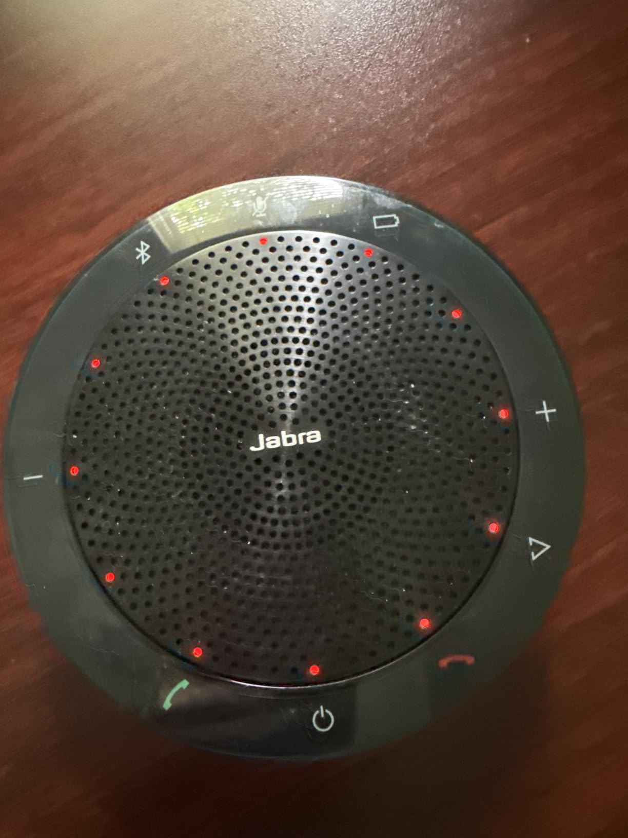 Jabra Speak 510 (2025 Edition) Portable, USB or Wireless Bluetooth Speaker for Meetings and Calls with Crystal-Clear Sound, Works with All Meeting Platforms - Microsoft Teams, Google Meet, Zoom, Black customer photo 1