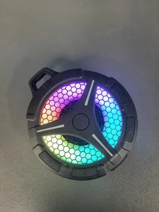 Waterproof Bluetooth Shower Speaker with Suction Cup, IPX7 Bathroom Speaker, 15W Loud Stereo Sound, Deep Bass, TWS Pairing, RGB Lights, Portable Speaker Gift for Men & Women customer photo 2