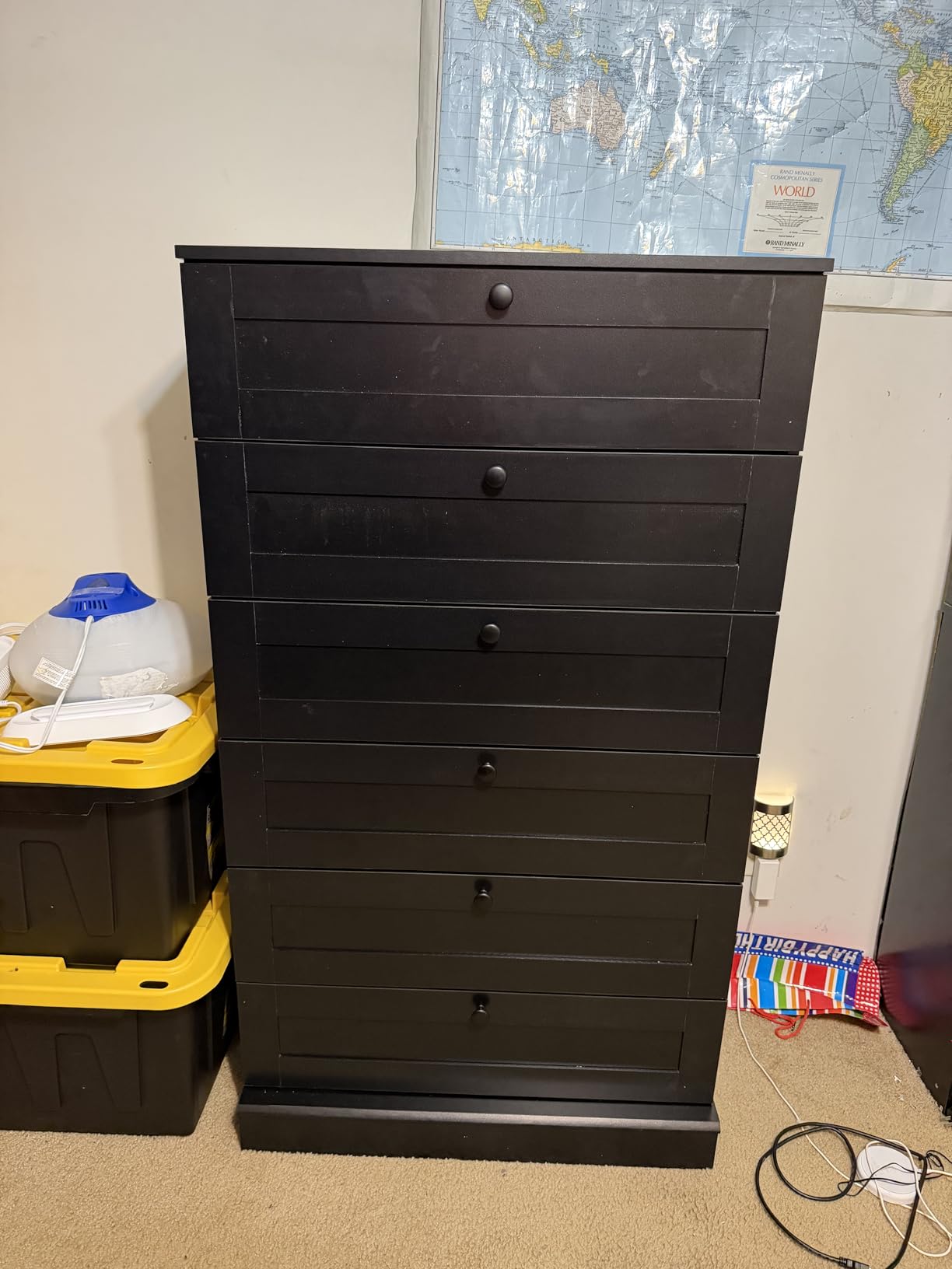 HOSTACK 6 Drawer Dresser for Bedroom, 52