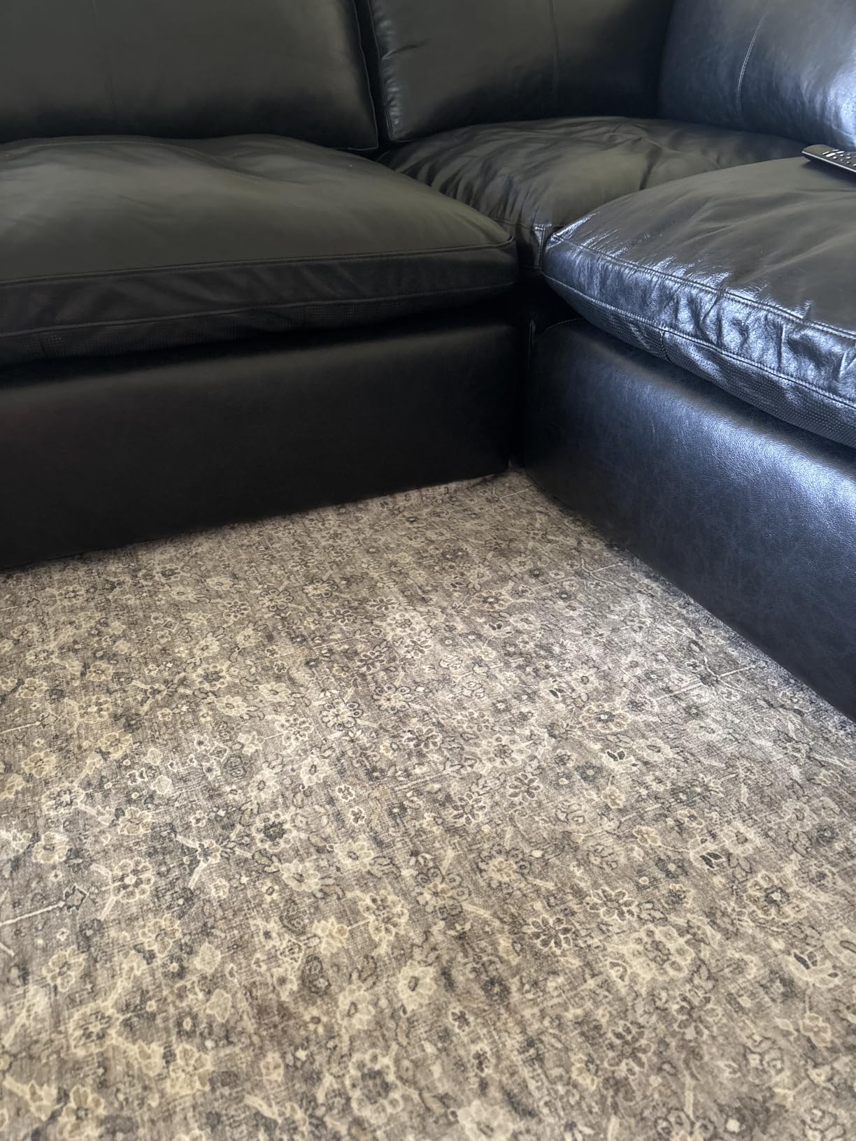 Machine Washable Rugs for Living Room: 9x12 Area Rugs for Bedroom Vintage Stain Resistant Non Slip Low Pile Lightweight Boho Carpet for Kitchen Dining Room Farmhouse customer photo 2