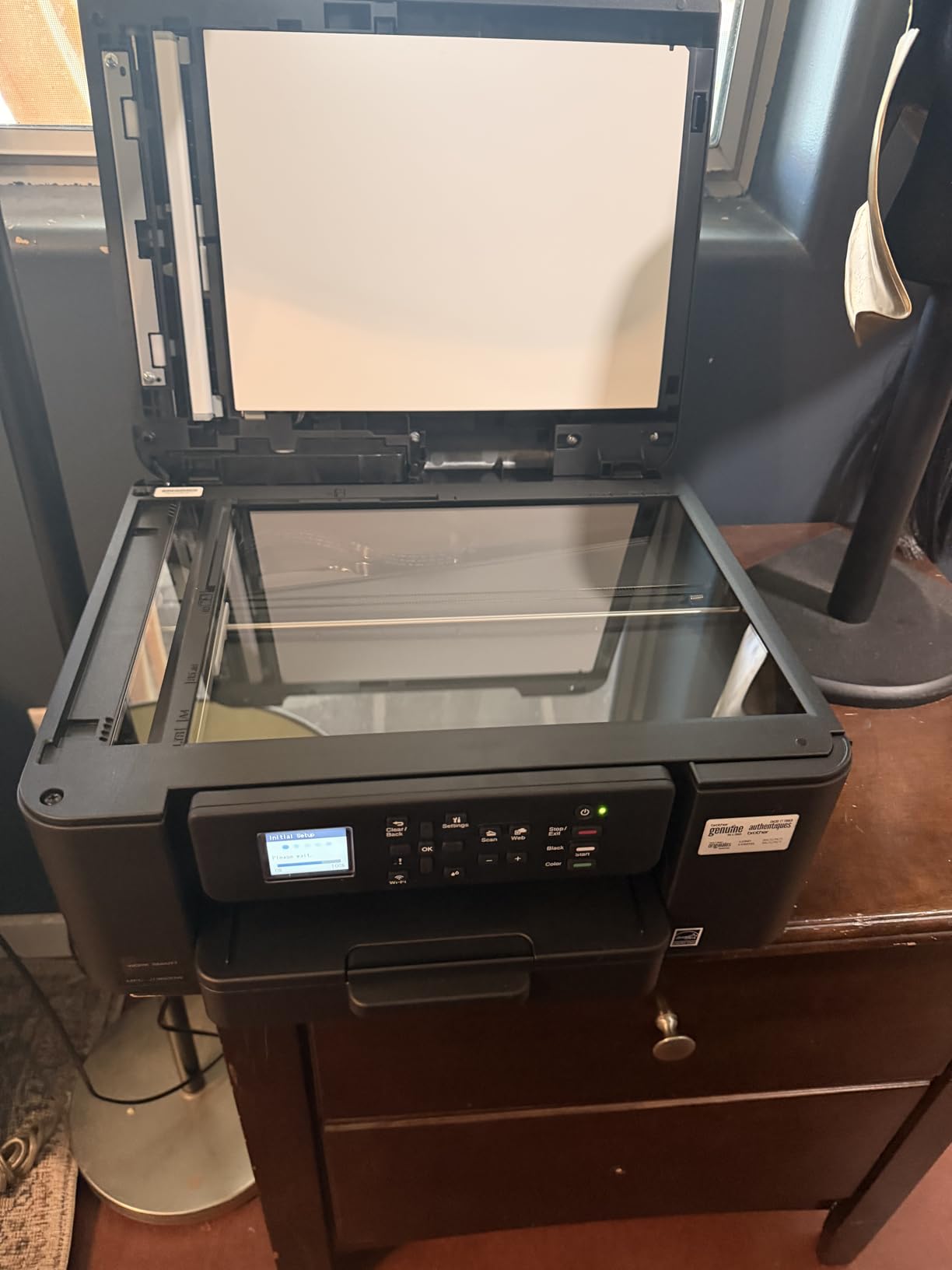 Brother Work Smart MFC-J1360DW Wireless Color Inkjet All-in-One Printer with Automatic Duplex Printing and 1.8