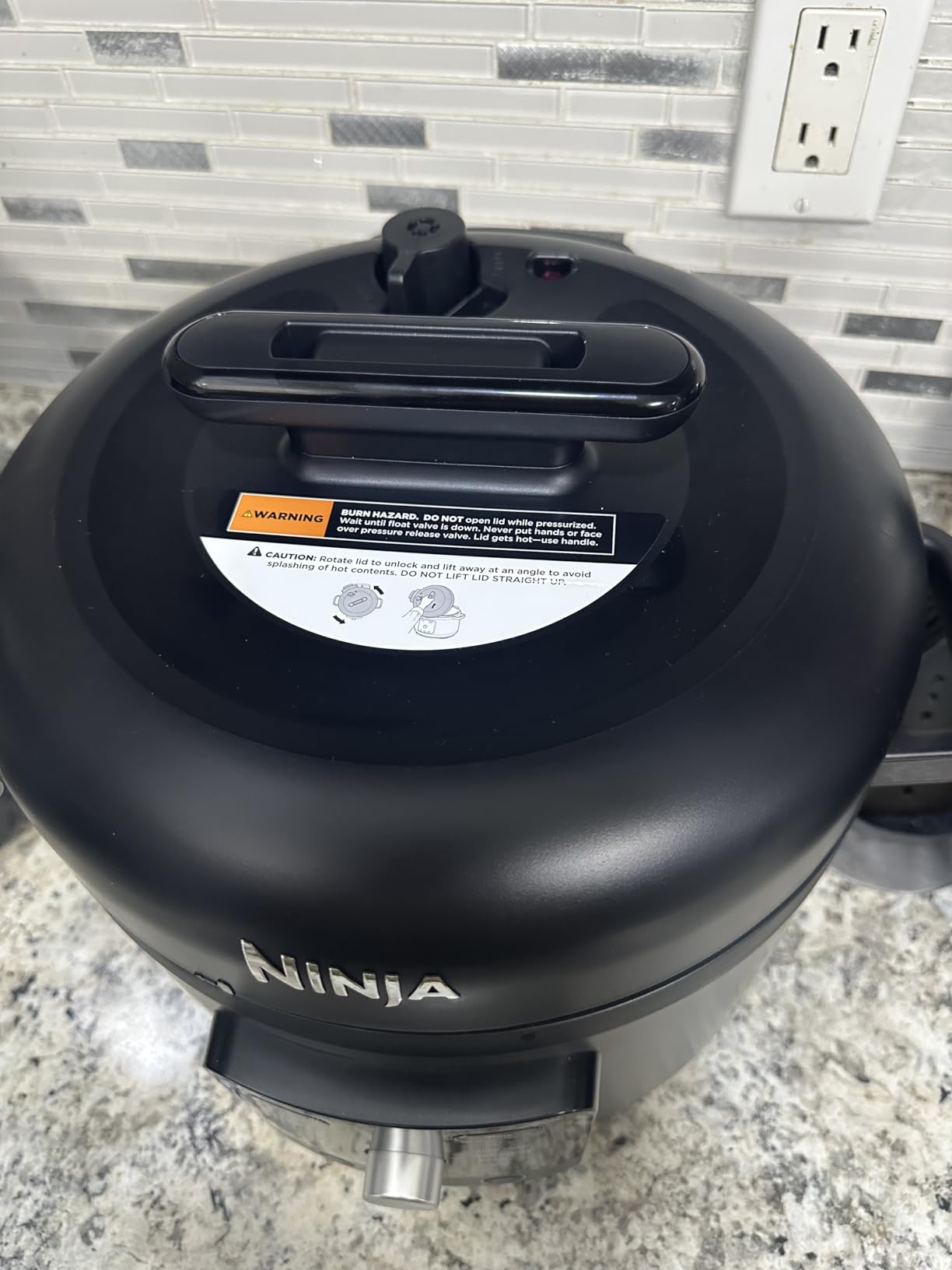 Ninja HyperHeat 9-in-1 Electric Pressure Cooker | 6.5 Qt Multi Cooker with Sear/Sauté, Slow Cooker, Rice Cooker, Sous Vide | 1200W | Fast Cooking, PFAS-Free Pot | Stone Purple | PC201SP customer photo 1