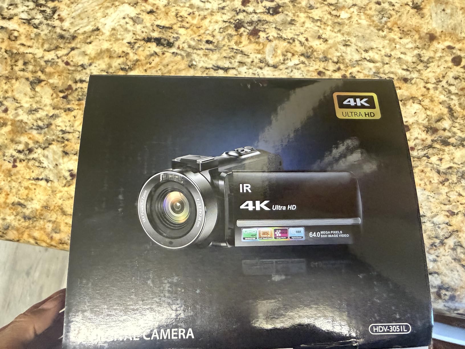 4K Video Camera Camcorder 64MP Vlogging Camera for YouTube 3.0