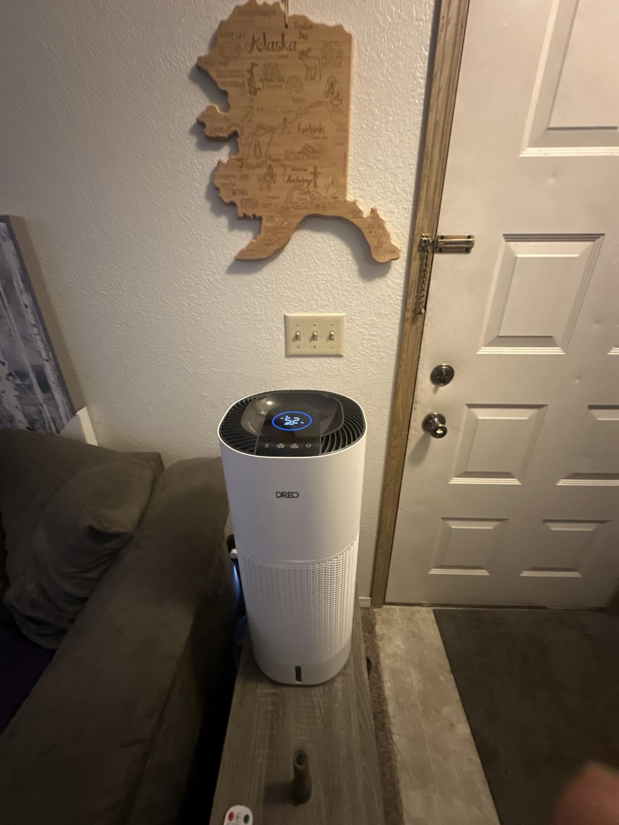 DREO Smart Evaporative Humidifier Large Room up to 1000ft², 800ml/h High Output Air Humidifiers for Bedroom, 10L, 50H Long Runtime with Precise Humidification for Plants, Home, Office, White, HHM774S customer photo 2
