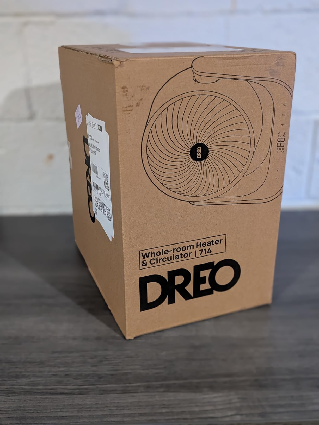 DREO Whole Room Heater, 3D Oscillating Heating Space Heaters for Indoor Use | 60° Vertical & 90° Horizontal Oscillation, 12 ft/s Long-Range Circulator, 3 Heat & 3 Fan Settings, Bedroom, Office, Black customer photo 2