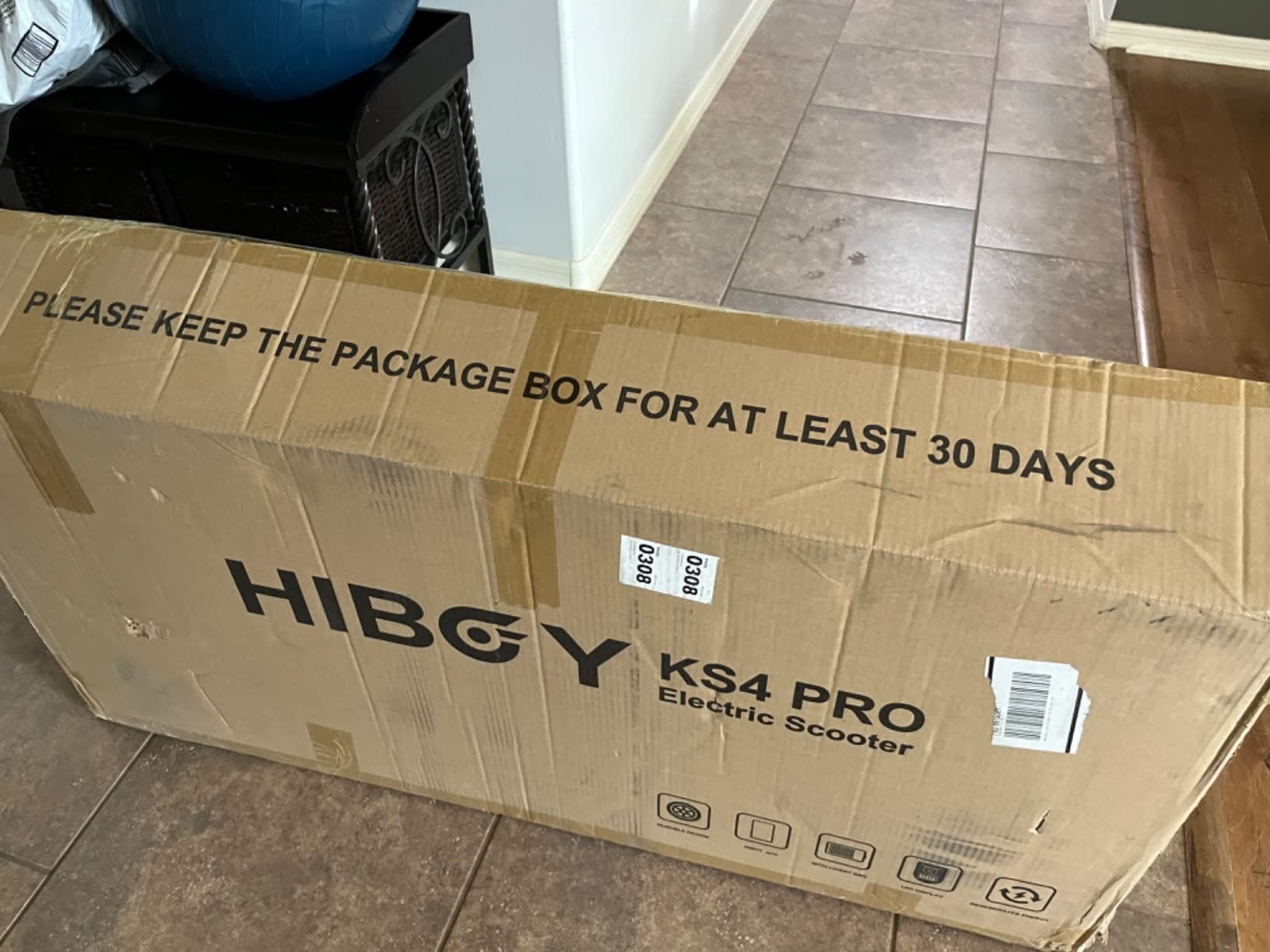 Hiboy KS4 Pro Electric Scooter, 500W Motor (750W Peak), 10