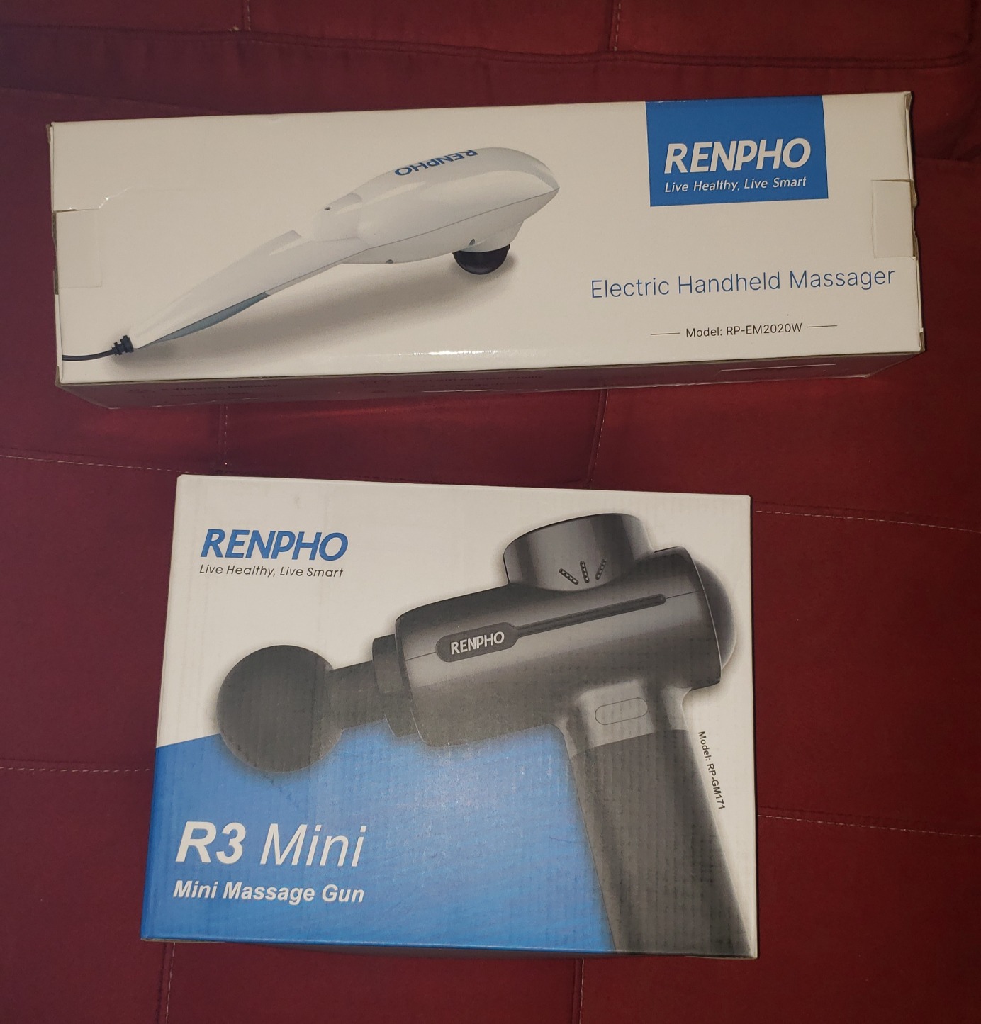 RENPHO Mini Thermacool Massage Gun with Heat and Cold, Professional Pocket-Sized Percussion Massager, Portable Deep Tissue Massager, Quiet Operation with Travel Carry Bag customer photo 2