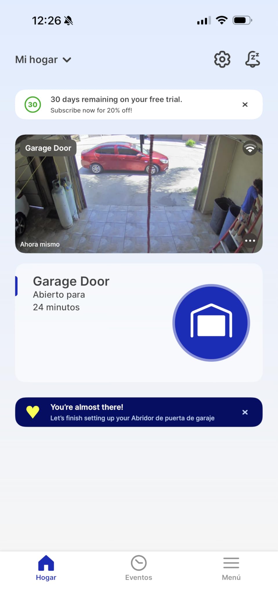 Chamberlain Garage Door Opener 3/4 HP Belt Drive myQ Garage Door Opener with Fixed Camera, Battery Backup, 2‑Bulb LED Lighting customer photo 1