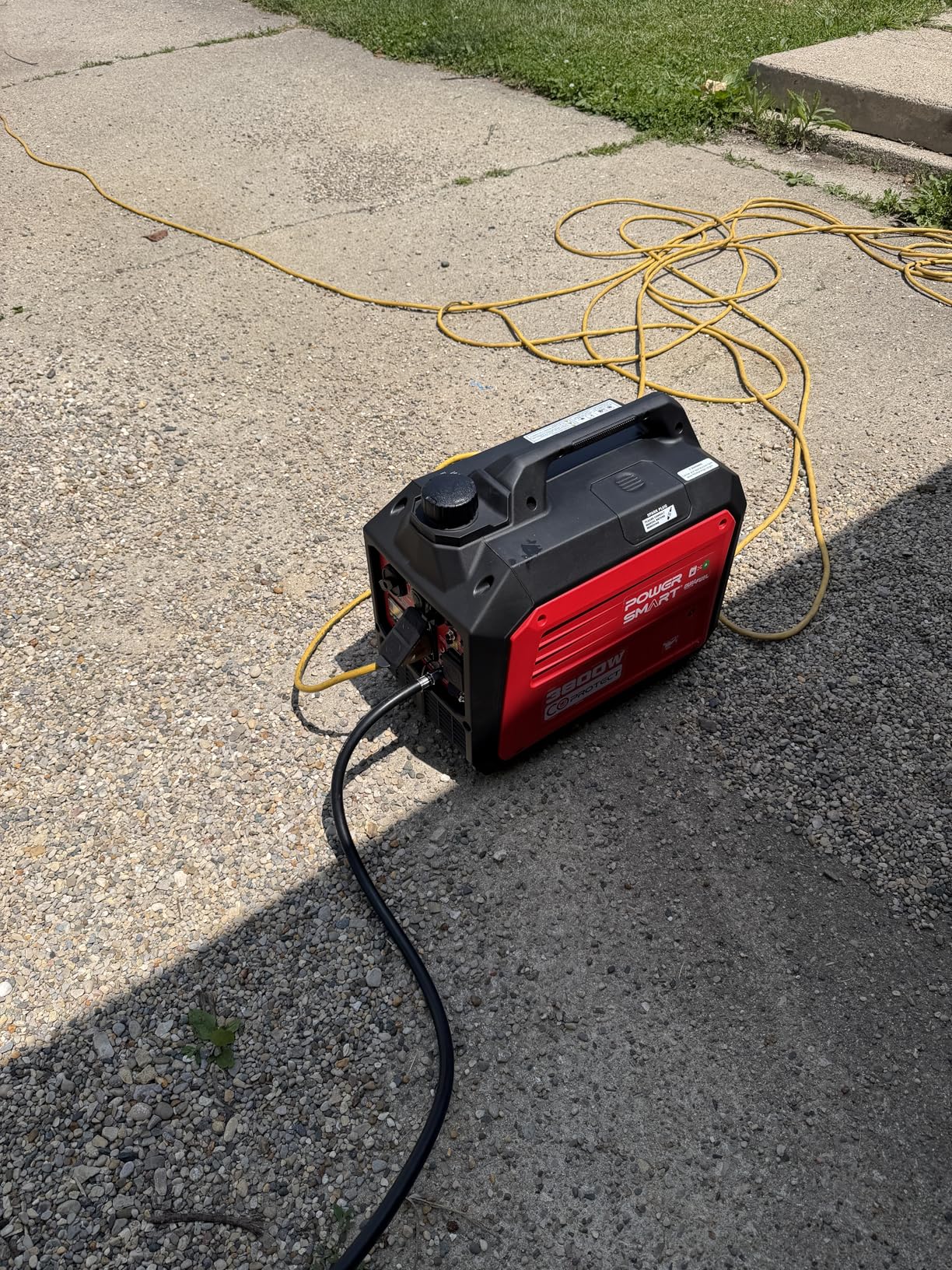 PowerSmart 3800 Watt Dual Fuel Inverter Generator, Quiet Portable Gas Propane Powered with CO Sensor and RV, 149cc 4-Stroke OHV Engine customer photo 1