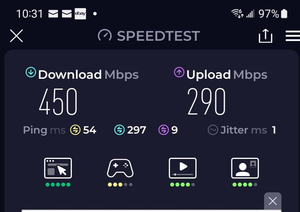 TP-Link Dual-Band BE6500 WiFi 7 Gaming Router Archer GE400, 6-Stream 6.5 Gbps, 2x2.5G + 3x1G, Game Acceleration, Dedicated Gaming Port & Panel, RGB Lighting customer photo 2