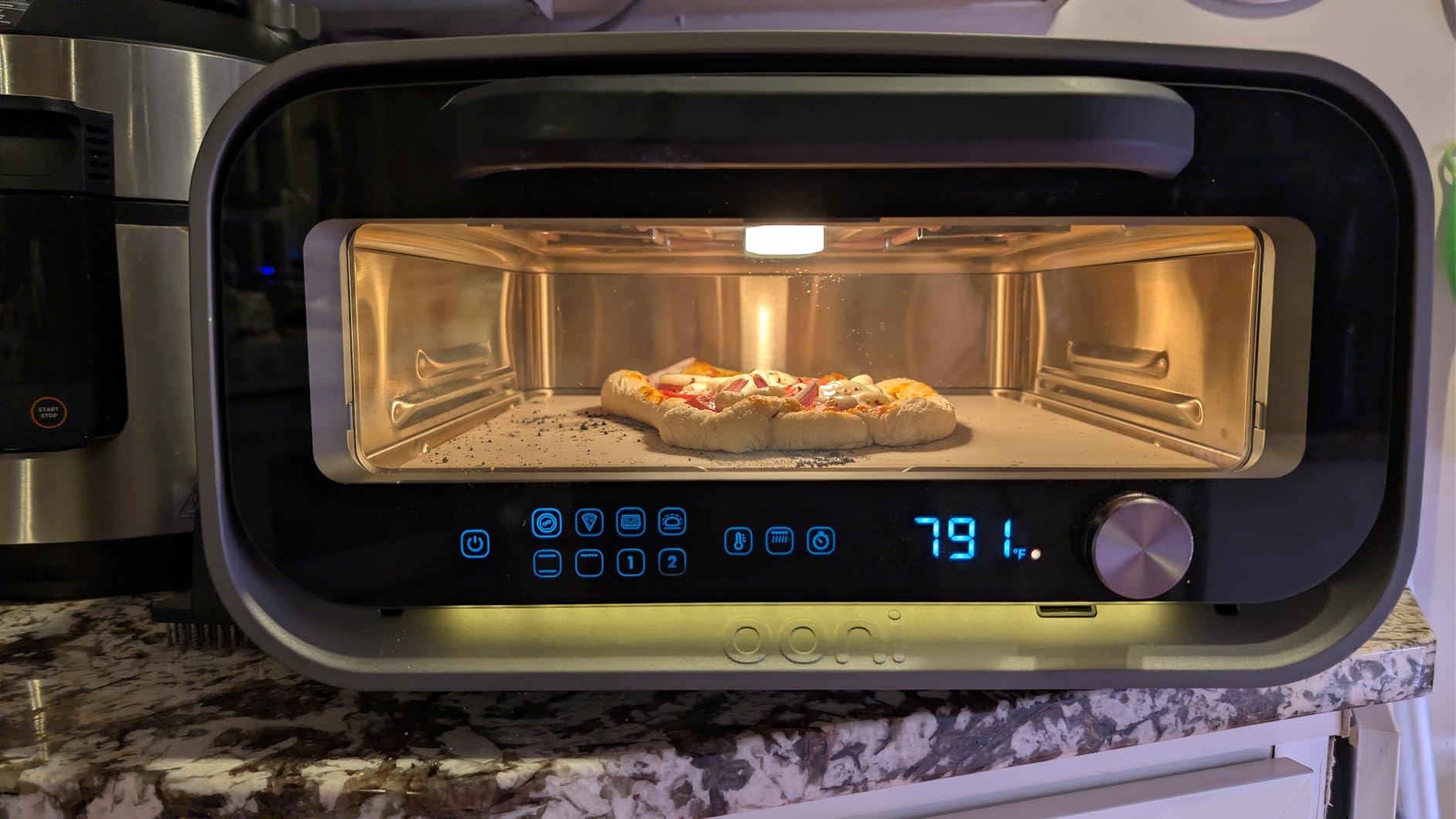 Ooni Volt 2 Electric Indoor Pizza Oven - Versatile Countertop Electric Toaster Oven, Cook 12 Inch Pizzas and More - Charcoal Grey customer photo 1