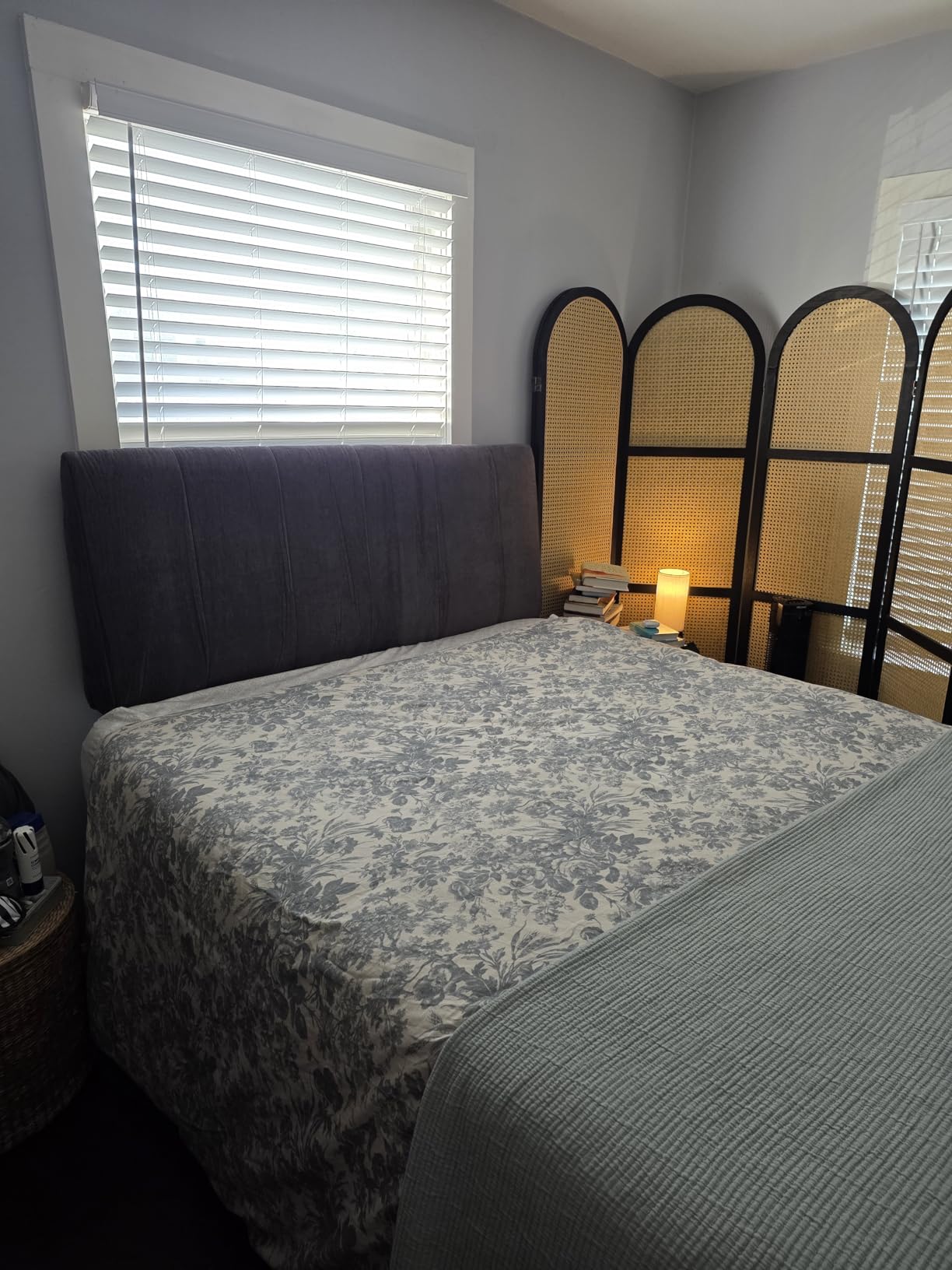 Queen Size Headboard Only-No Assembly, Upholstered Headboard Queen Size Linen Fabric Modern Style Headboards Extra-Thick, Beige customer photo 1