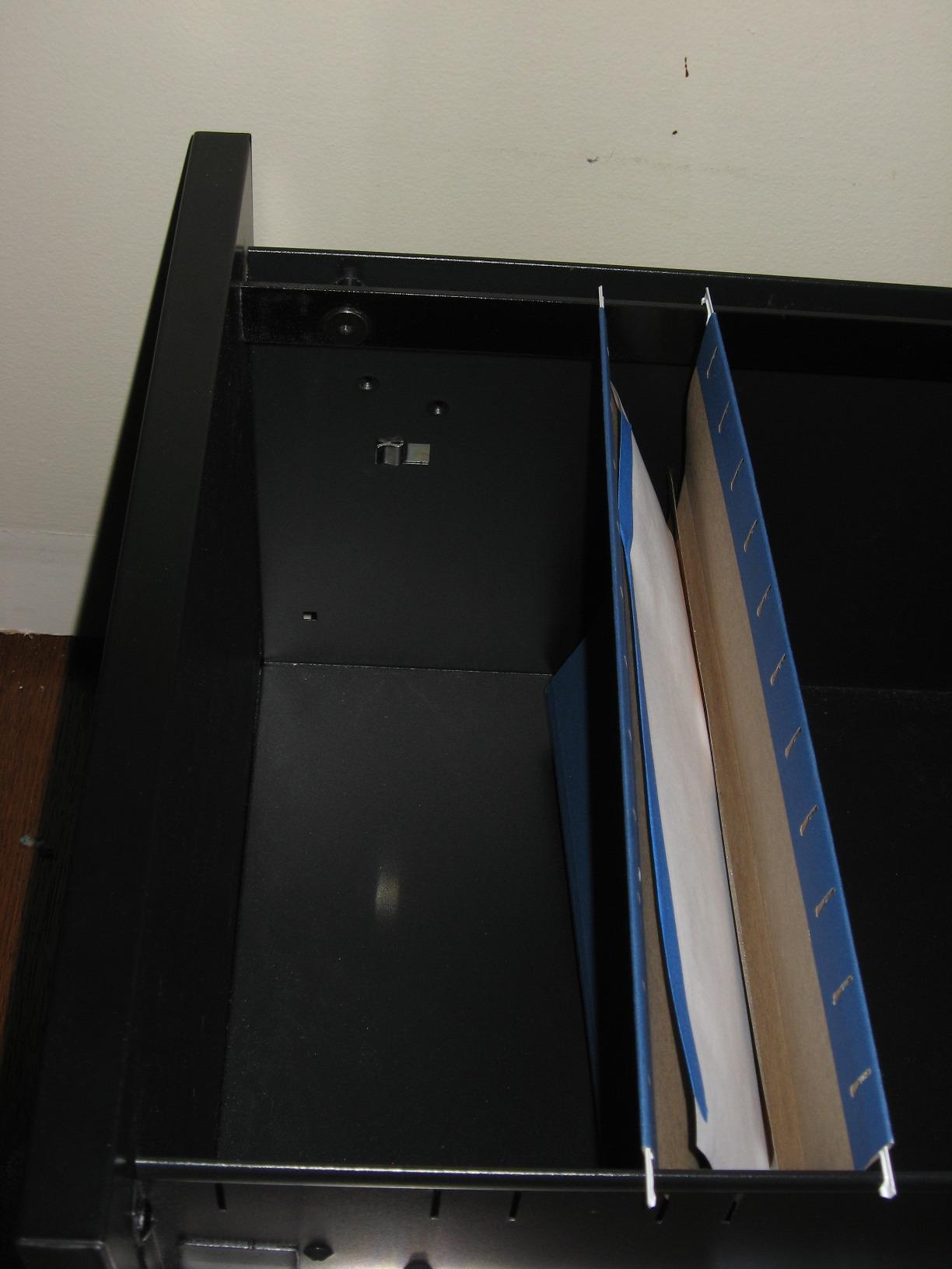 INTERGREAT Mobile File Cabinet with Lock, Under Desk Rolling Metal Filing Cabinet for Home Office, Black 2 Drawer File Cabinets with Wheels for Legal/Letter/A4 File customer photo 2