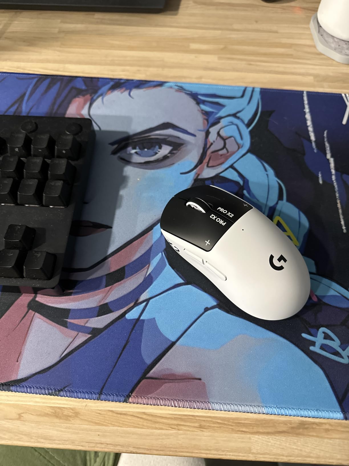 Logitech G PRO X2 SUPERSTRIKE Wireless Gaming Mouse: Customizable Rapid Trigger Magnetic Analog Switches, Adjustable Click Haptics, 61g Ultra Lightweight, USB-C, <8K Polling, for PC/Mac - Black/White customer photo 2