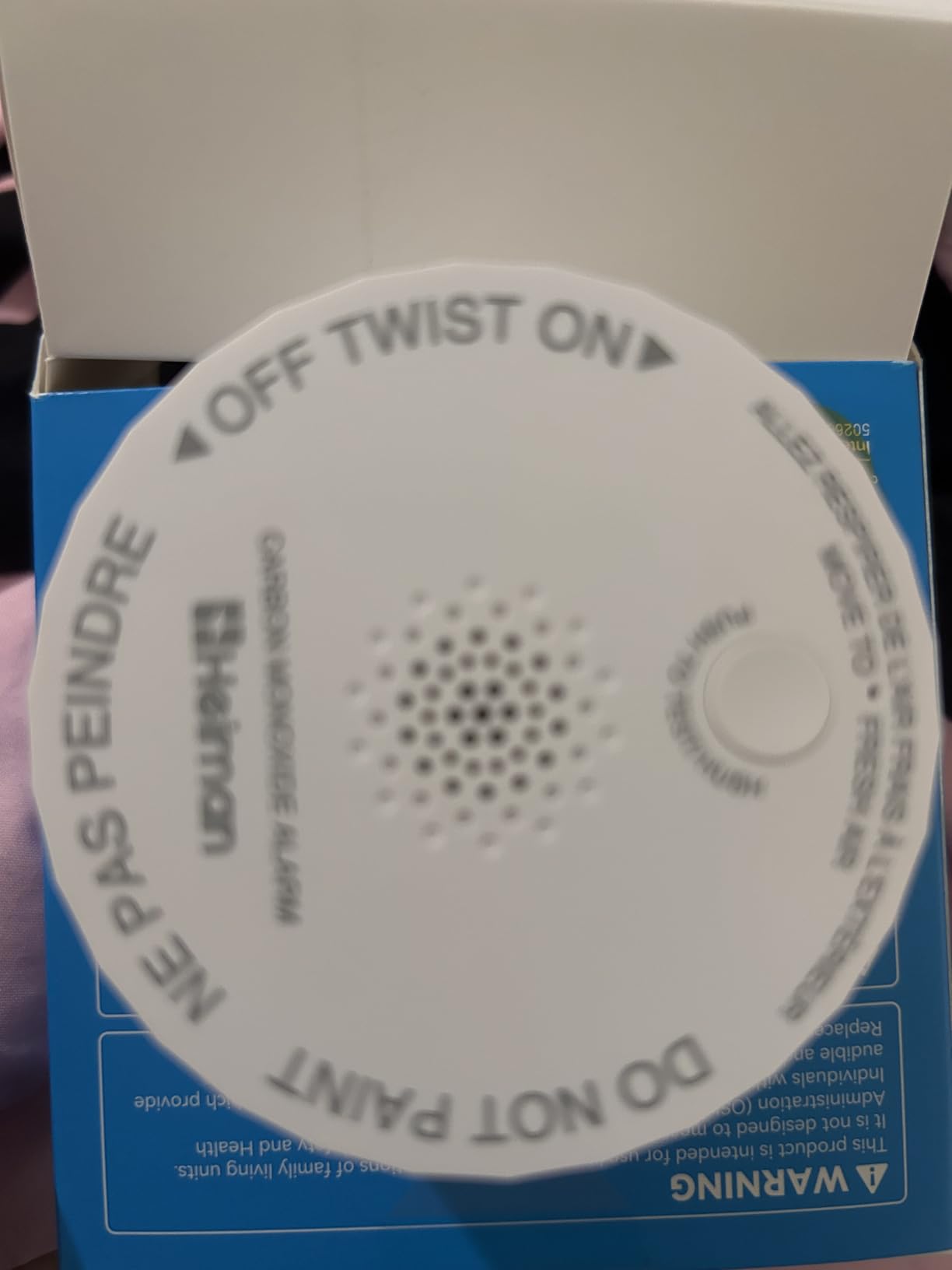 Heiman Carbon Monoxide Detectors, Matter CO Detector Battery Powered, UL 2034 5th Certified, Smart Wireless Mini CO Alarm, Real-time Notification, for Smartthings, Home Assistant customer photo 1