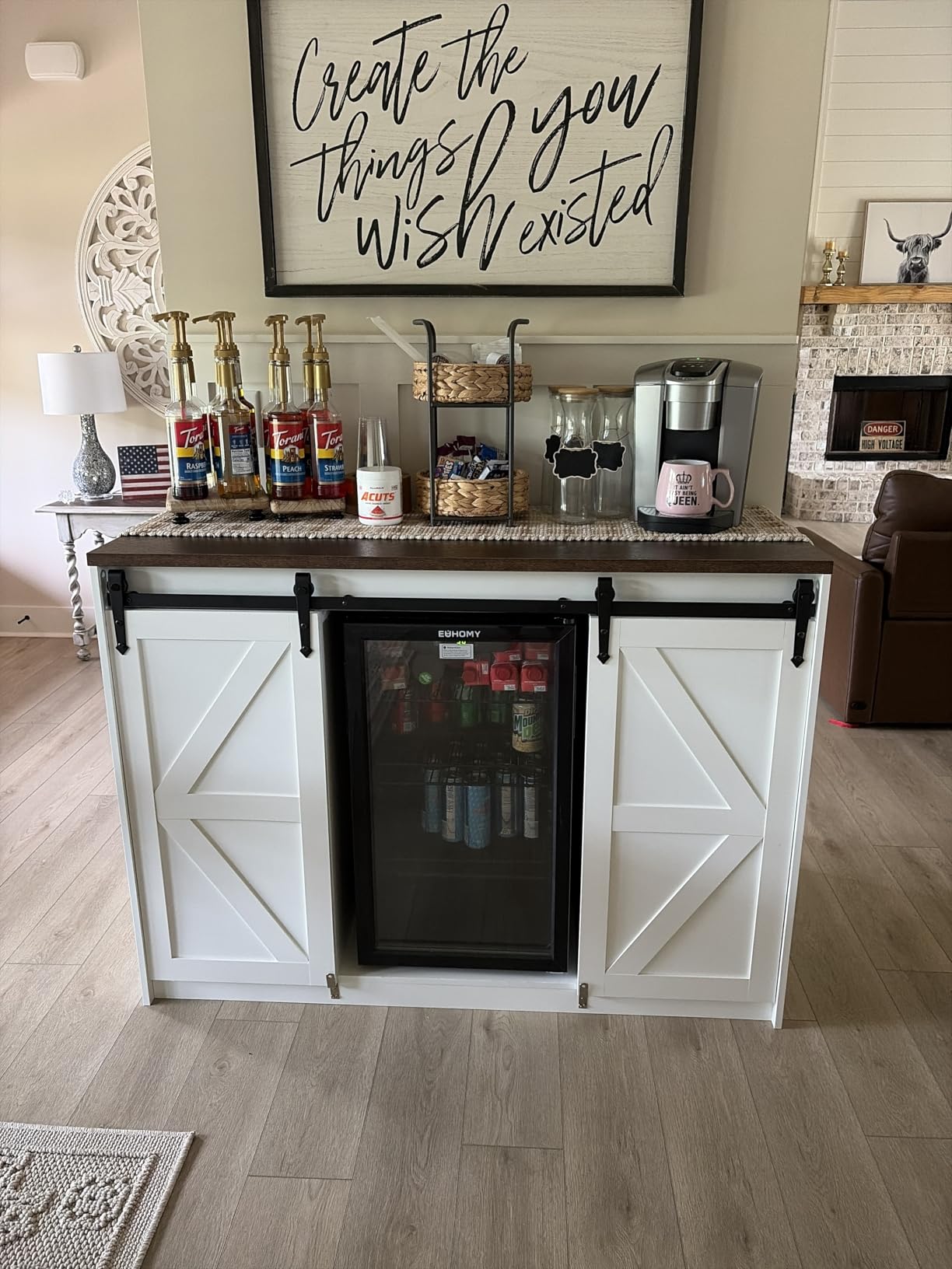 EUHOMY 25 bottle Wine Cooler Refrigerator, Wine Fridge Glass Door, Black | 3.2 Cu.ft, 41°F to 64°F, Compressor Cooling, Digital Temperature Control, Adjustable Shelves, Bar Kitchen, LED Light customer photo 2