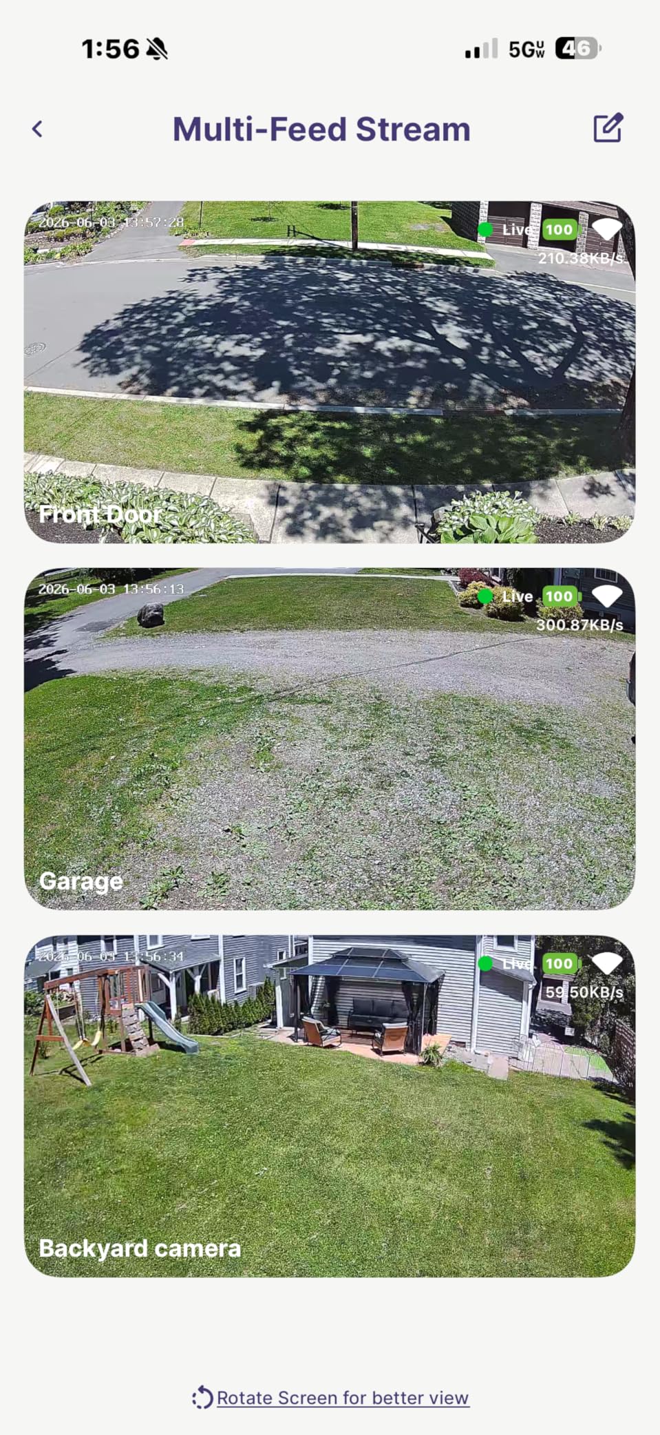 GNCC Solar Security Cameras Wireless Outdoor 2.4G WiFi, 360° View, Solar/Battery Powered, AI Human Detection, Color Night Vision, 2-Way Audio, Spotlight Siren Alarm, IP65 Waterproof, SD/Cloud Storage customer photo 2