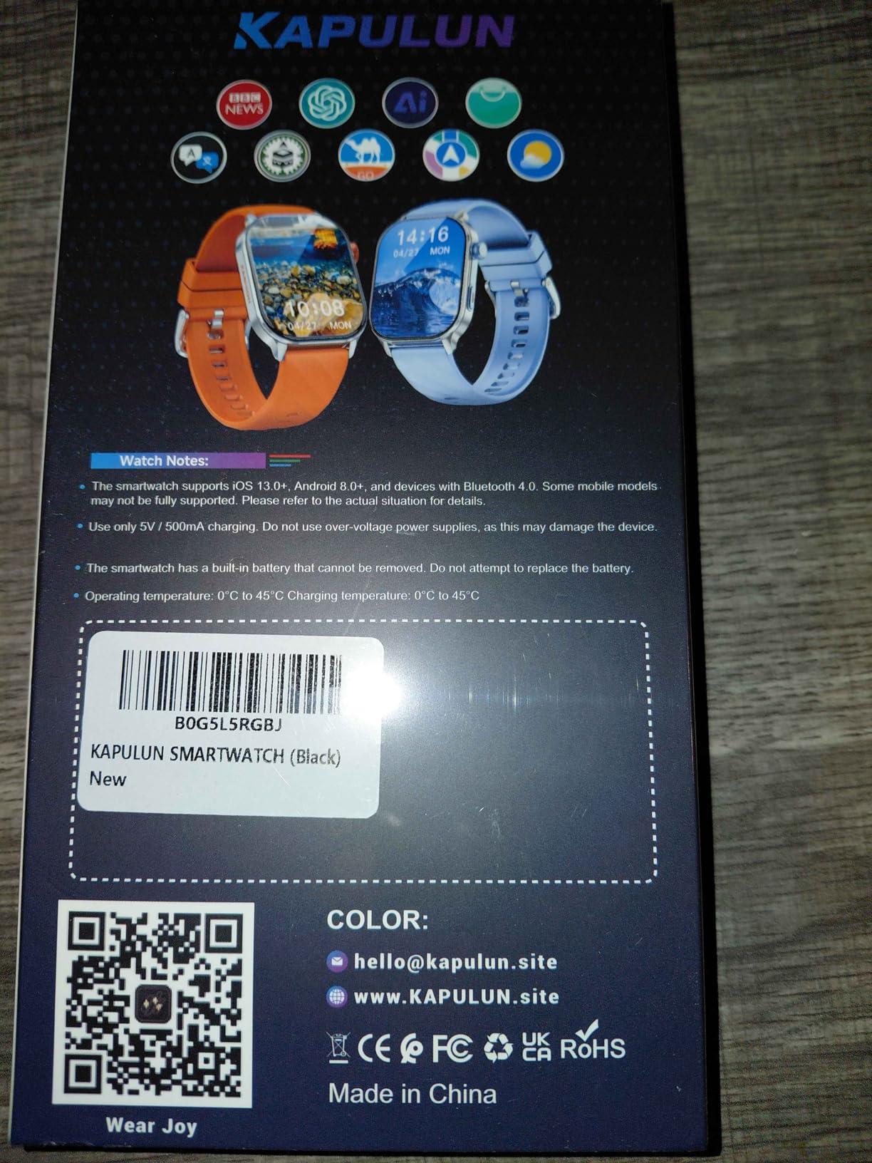 LC212 AI Smartwatch with App Downloads, 32GB Storage, Custom Watch Faces, Voice Assistant, Music & Video Support, 2.04