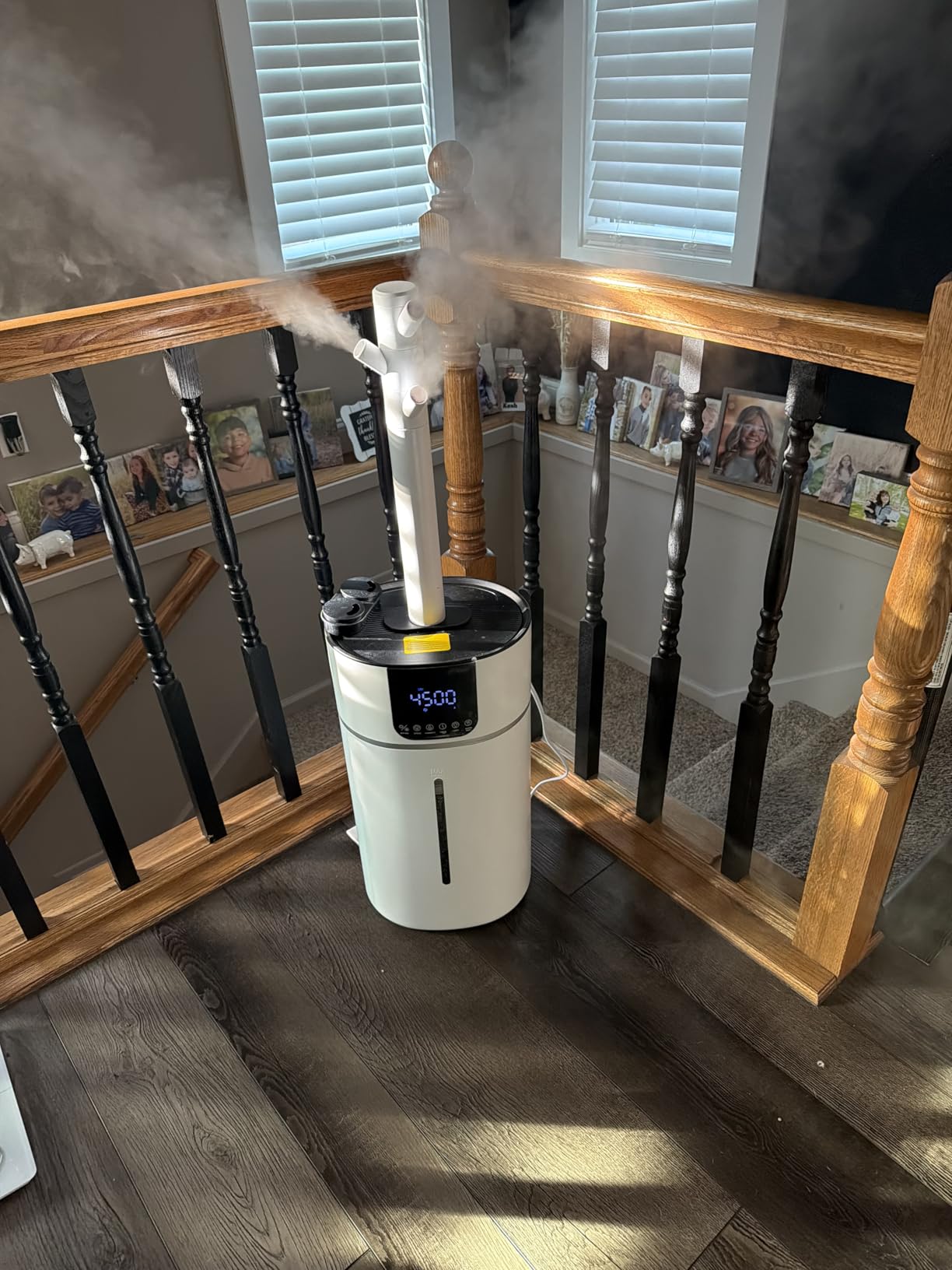 AreShark 4.2 Gal/16L Humidifier Large Room, Cool Warm Mist 2000ft² Whole House Air Humidifiers for Bedroom, Plants, Adults, 60H Runtime, Humidity Setting, Easy to Clean, Top Fill, Extension Tube customer photo 2