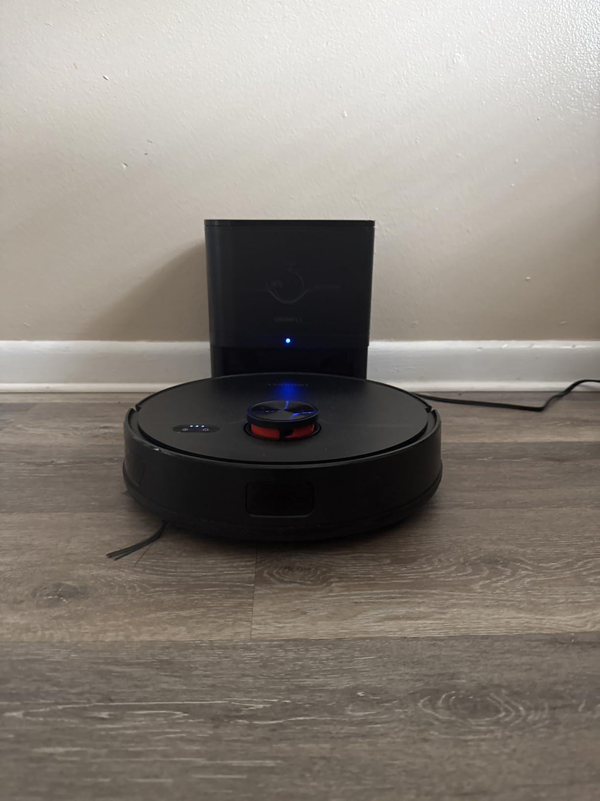 Robot Vacuum and Mop with Self-Emptying Station, 7000Pa Suction for Pet Hair on Carpets, LiDAR Navigation Creates No-Go Zones, Quiet, Works with Alexa, Ideal for Hardwood Floors & Multi-Floor Homes customer photo 1