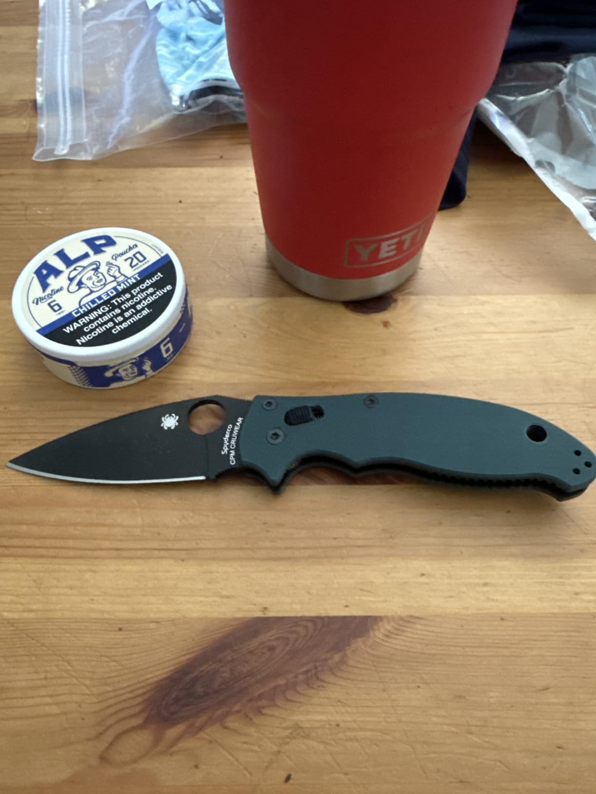 Spyderco Manix 2 Folding Pocket Knife with 3.3