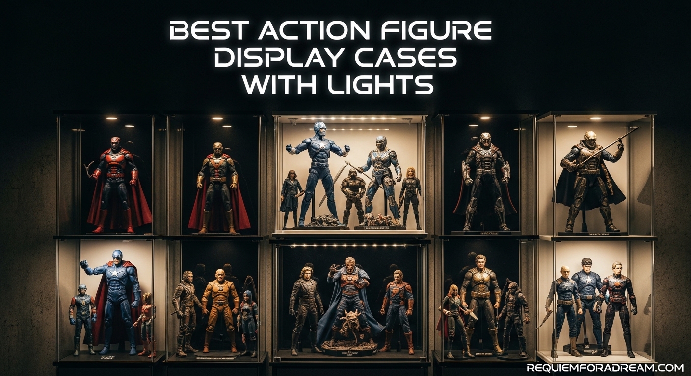Best Action Figure Display Cases with Lights