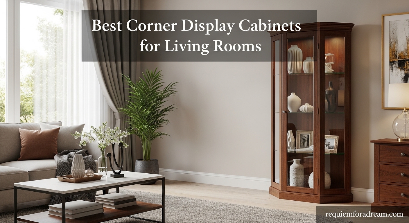 Best Corner Display Cabinets for Living Rooms