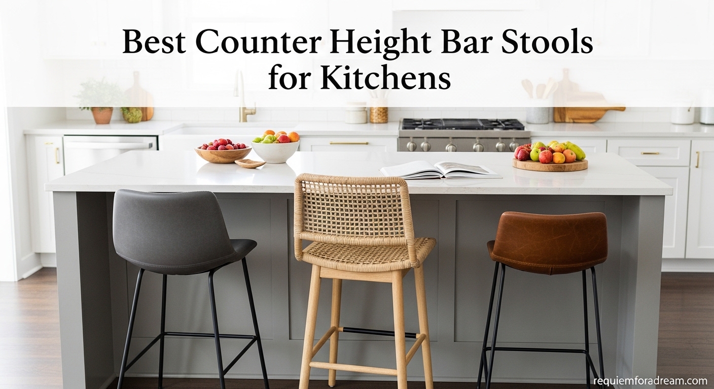 Best Counter Height Bar Stools for Kitchens