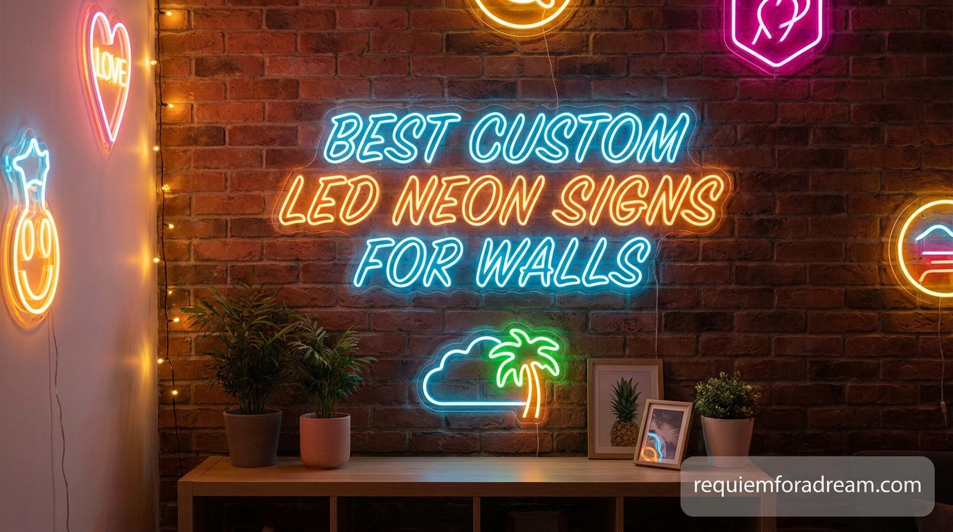 Best Custom LED Neon Signs for Walls