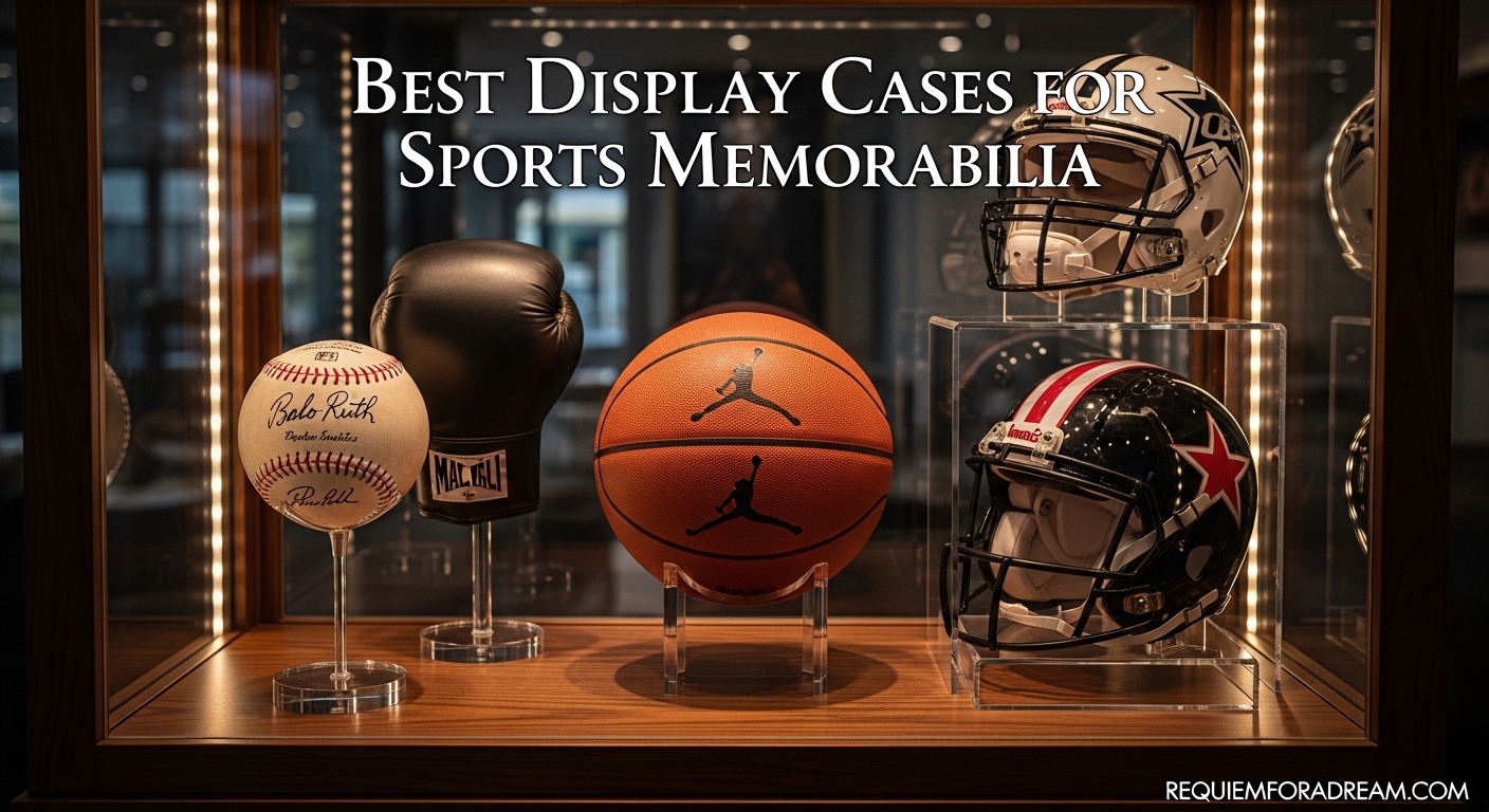 Best Display Cases for Sports Memorabilia