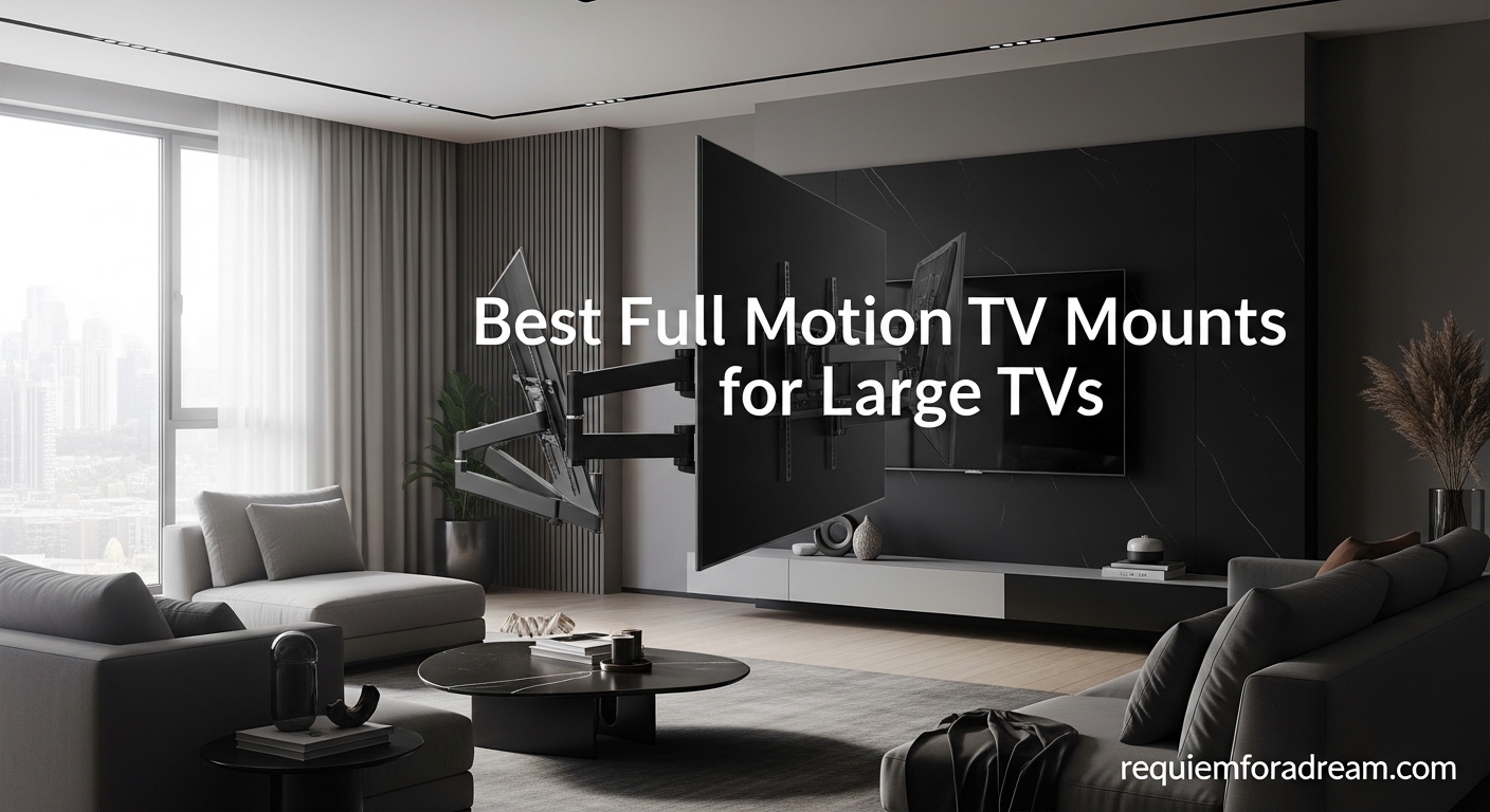 Best Full Motion TV Mounts for Large TVs