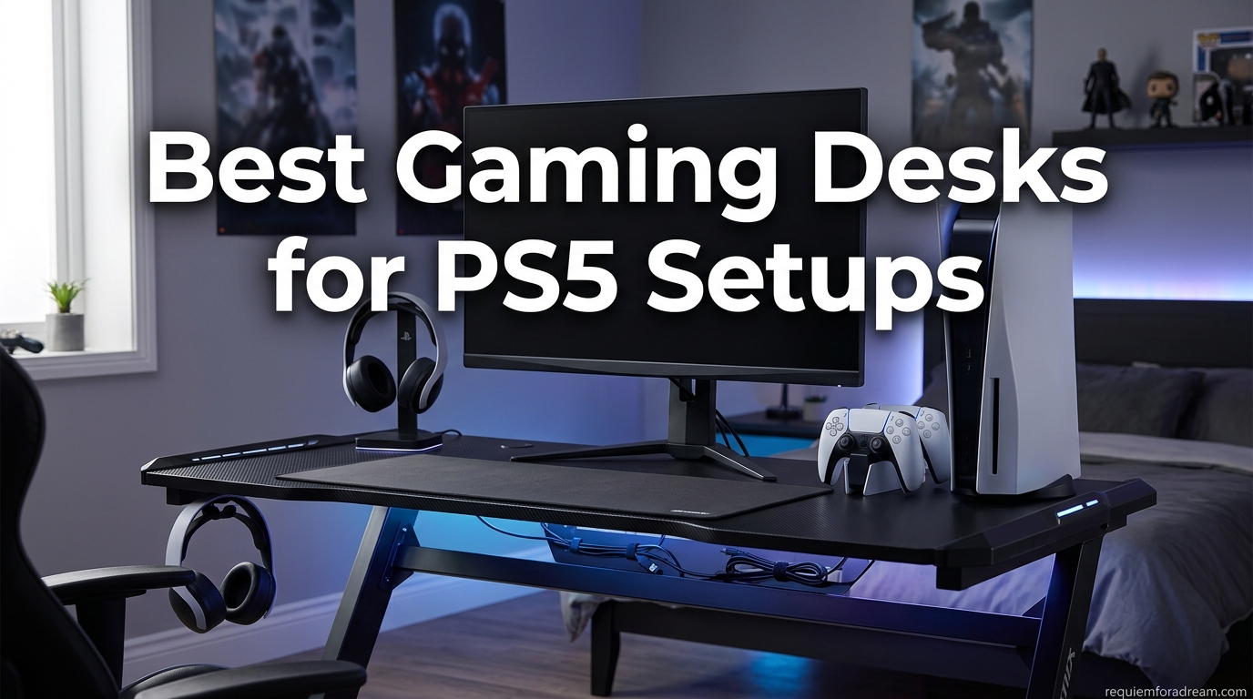 Best Gaming Desks for PS5 Setups
