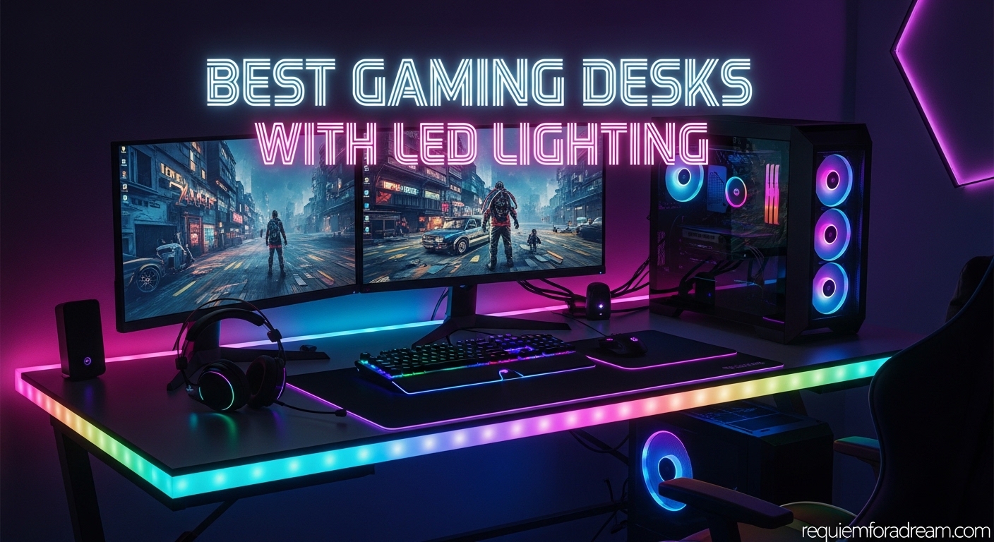 Best Gaming Desks with LED Lighting