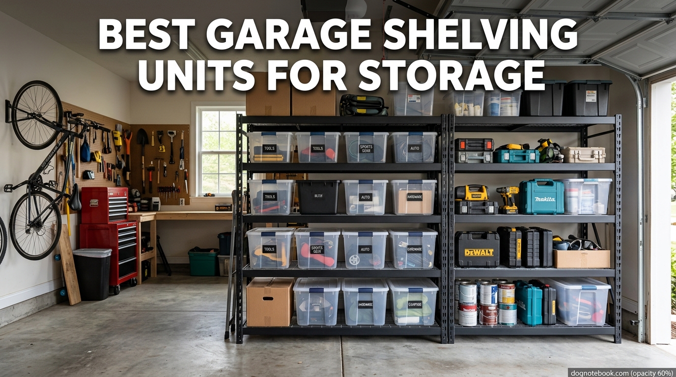 Best Garage Shelving Units for Storage