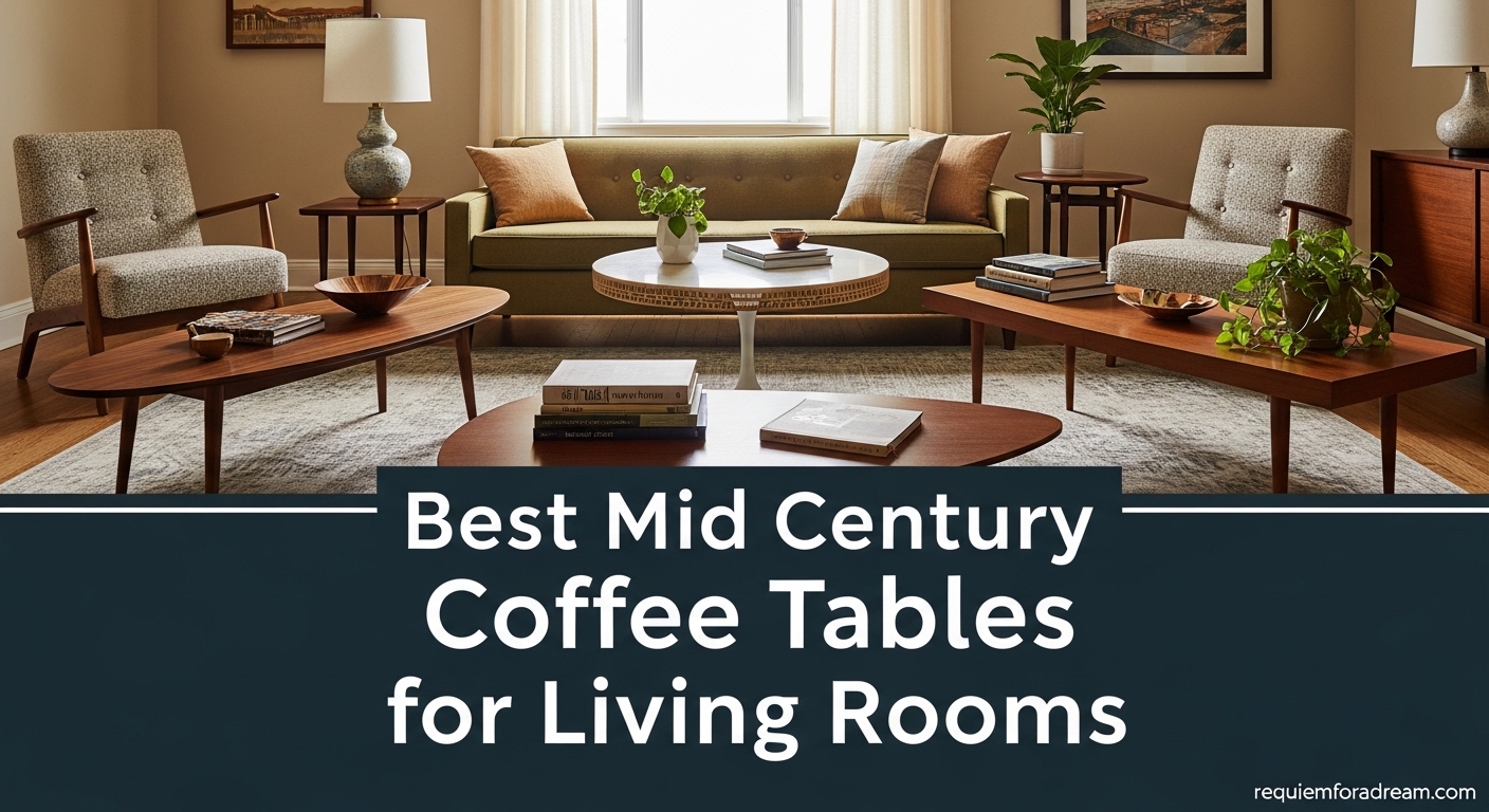 Best Mid Century Coffee Tables for Living Rooms