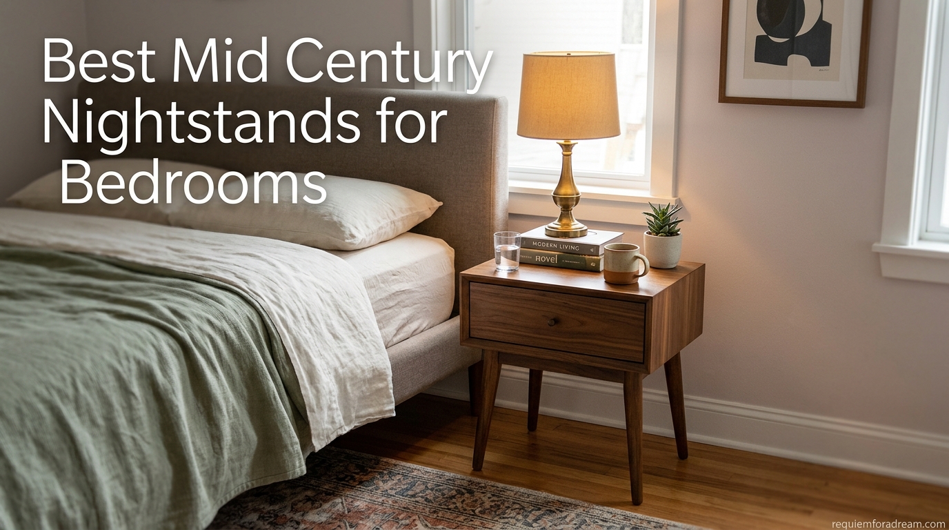Best Mid Century Nightstands for Bedrooms