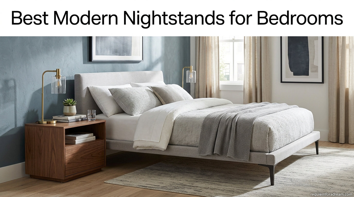Best Modern Nightstands for Bedrooms