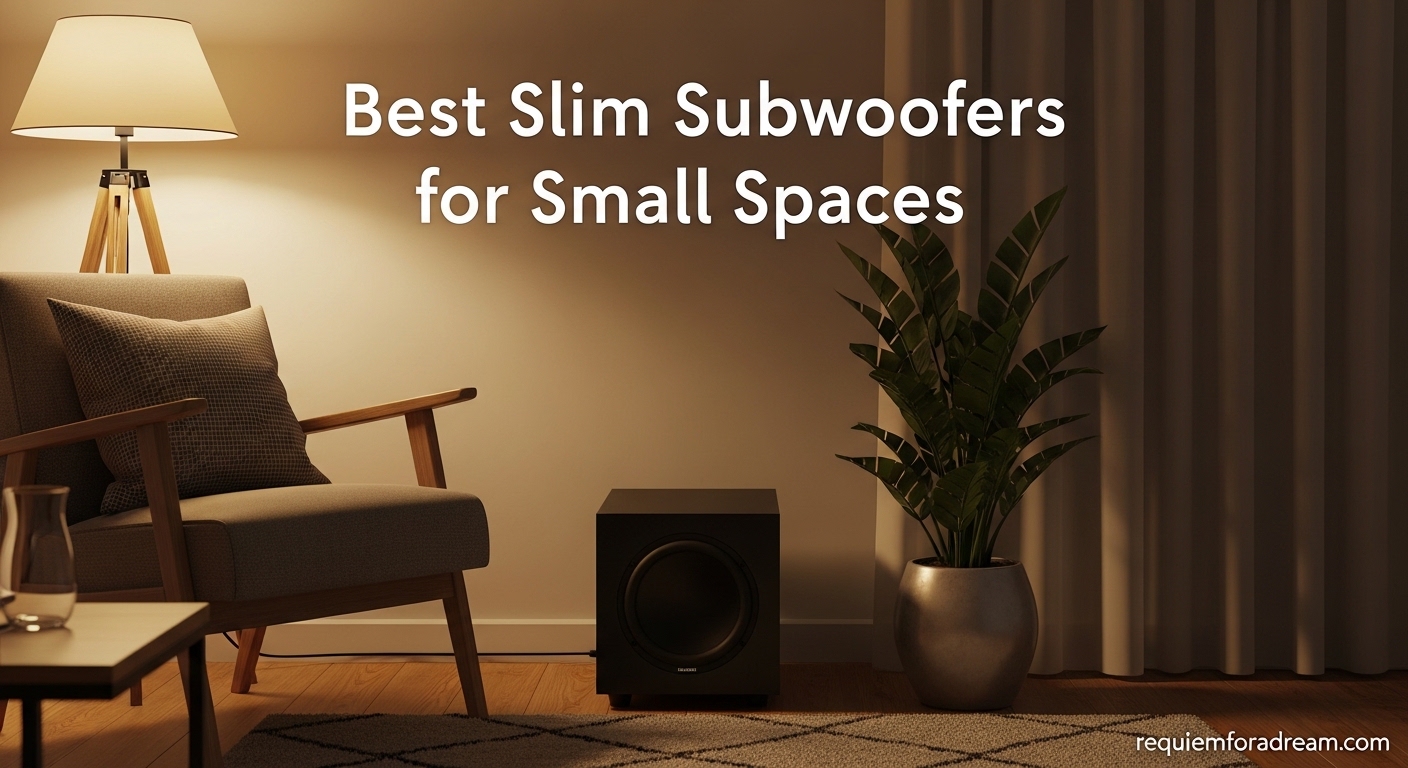 Best Slim Subwoofers for Small Spaces