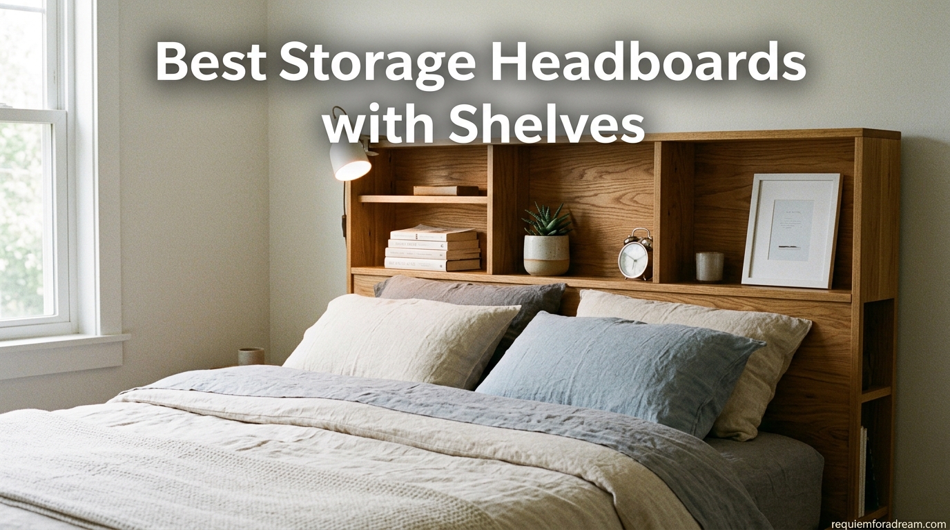 Best Storage Headboards with Shelves