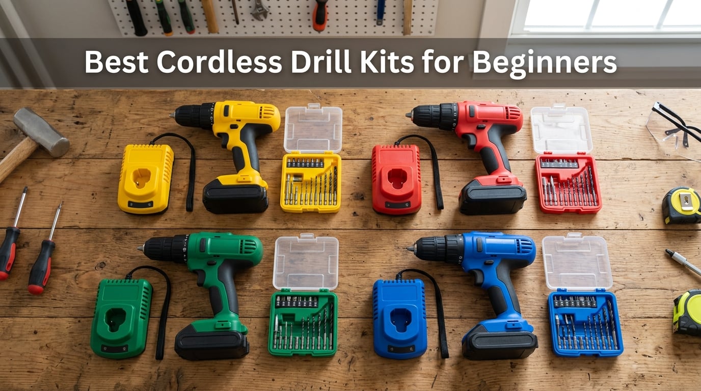 best cordless drill kits for beginners