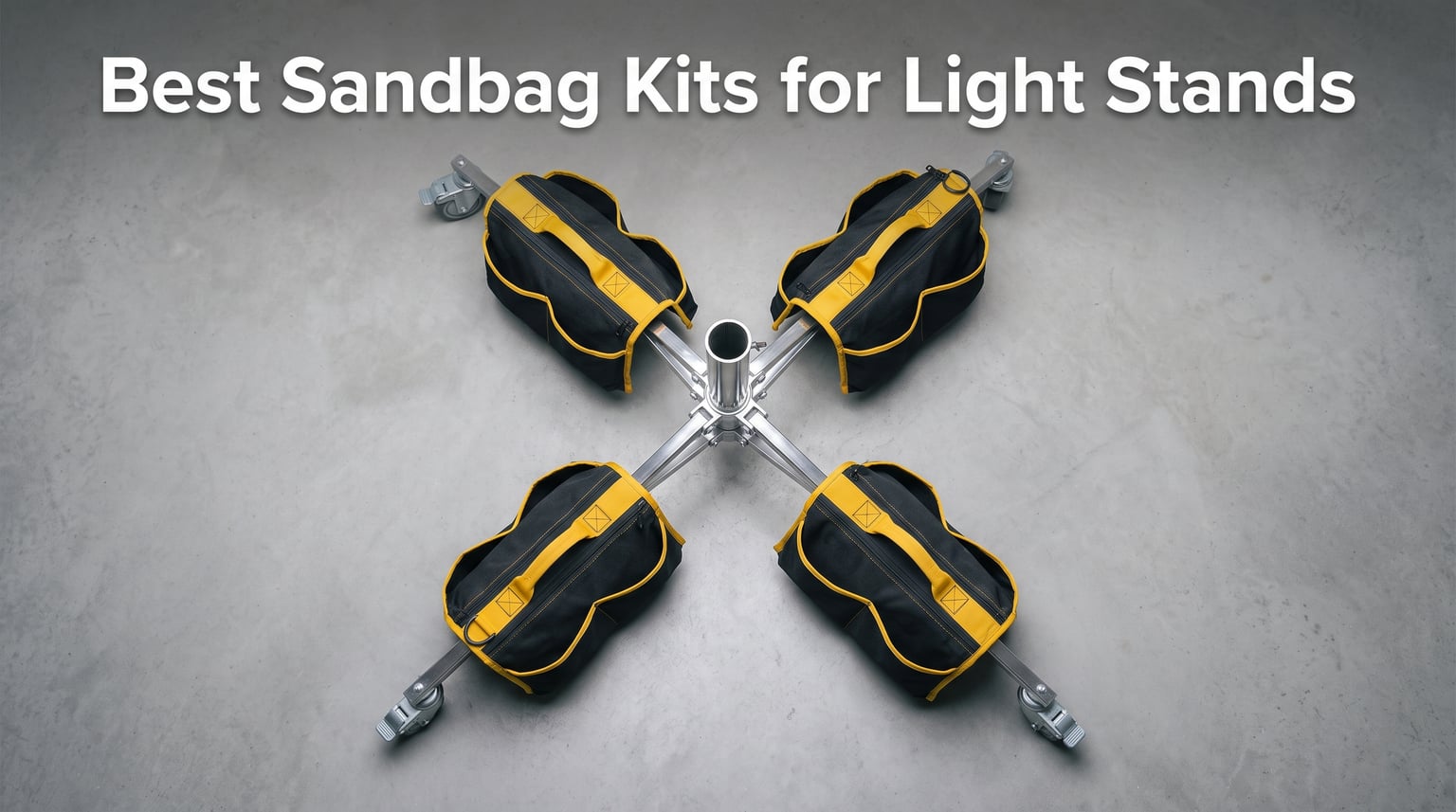 best sandbag kits for light stands