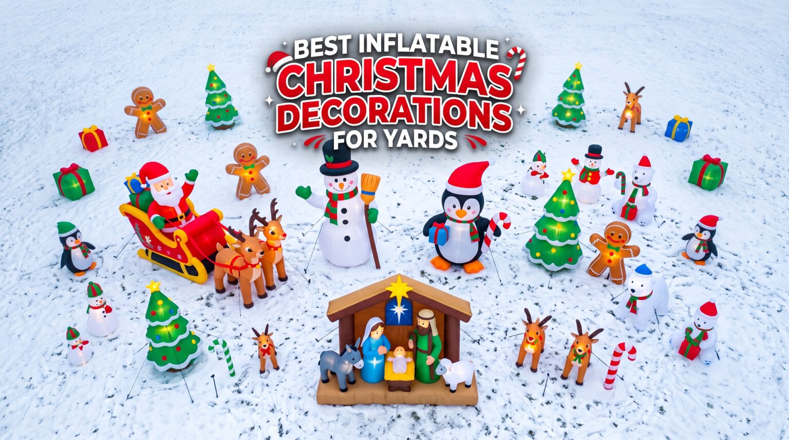 best inflatable christmas decorations for yards