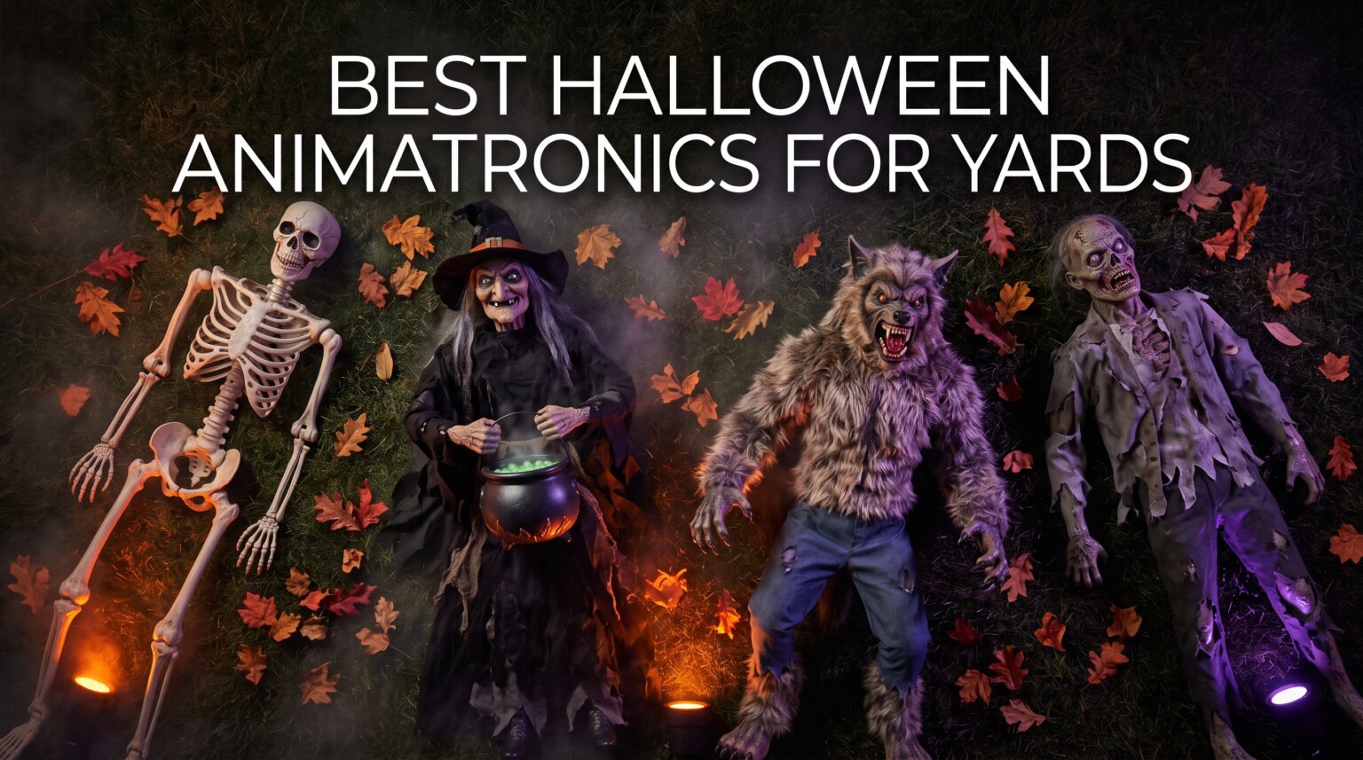 best halloween animatronics for yards