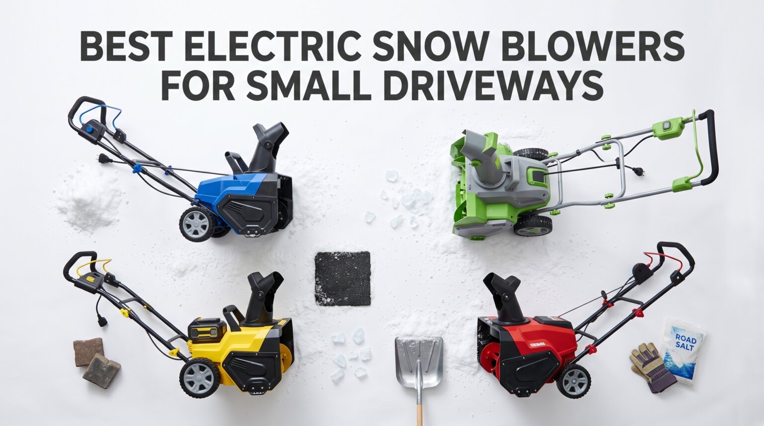best electric snow blowers for small driveways