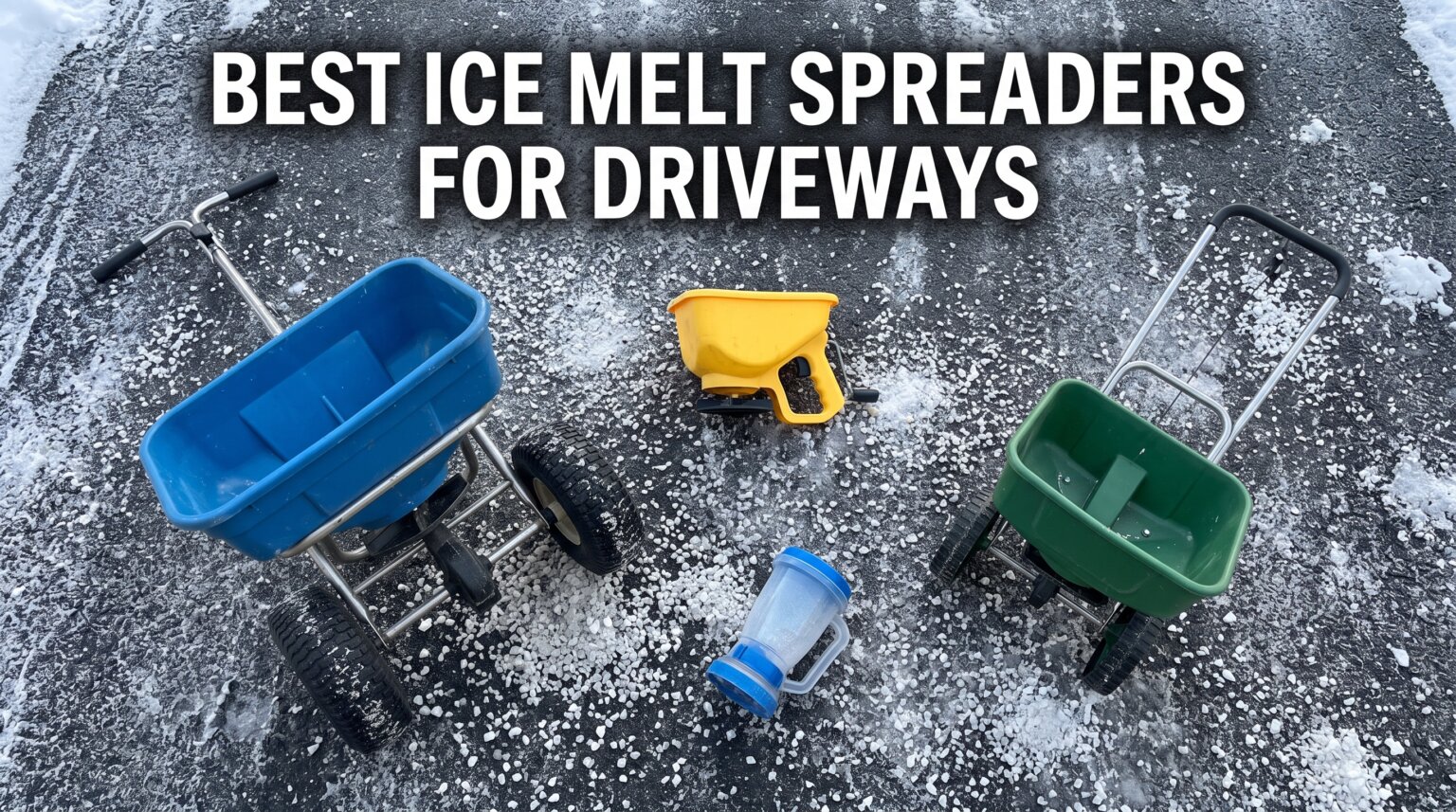 best ice melt spreaders for driveways