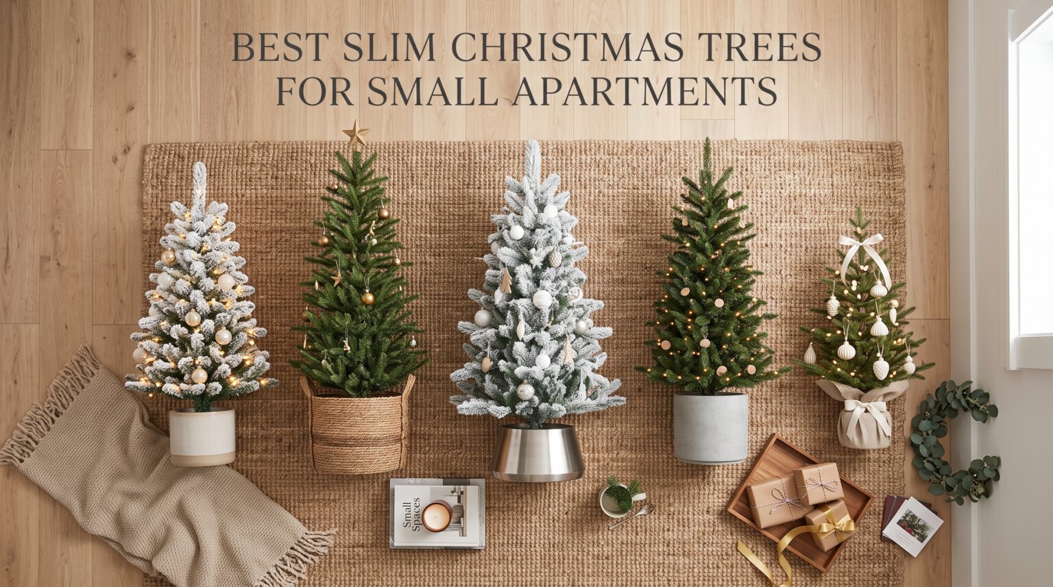 best slim christmas trees for small apartments