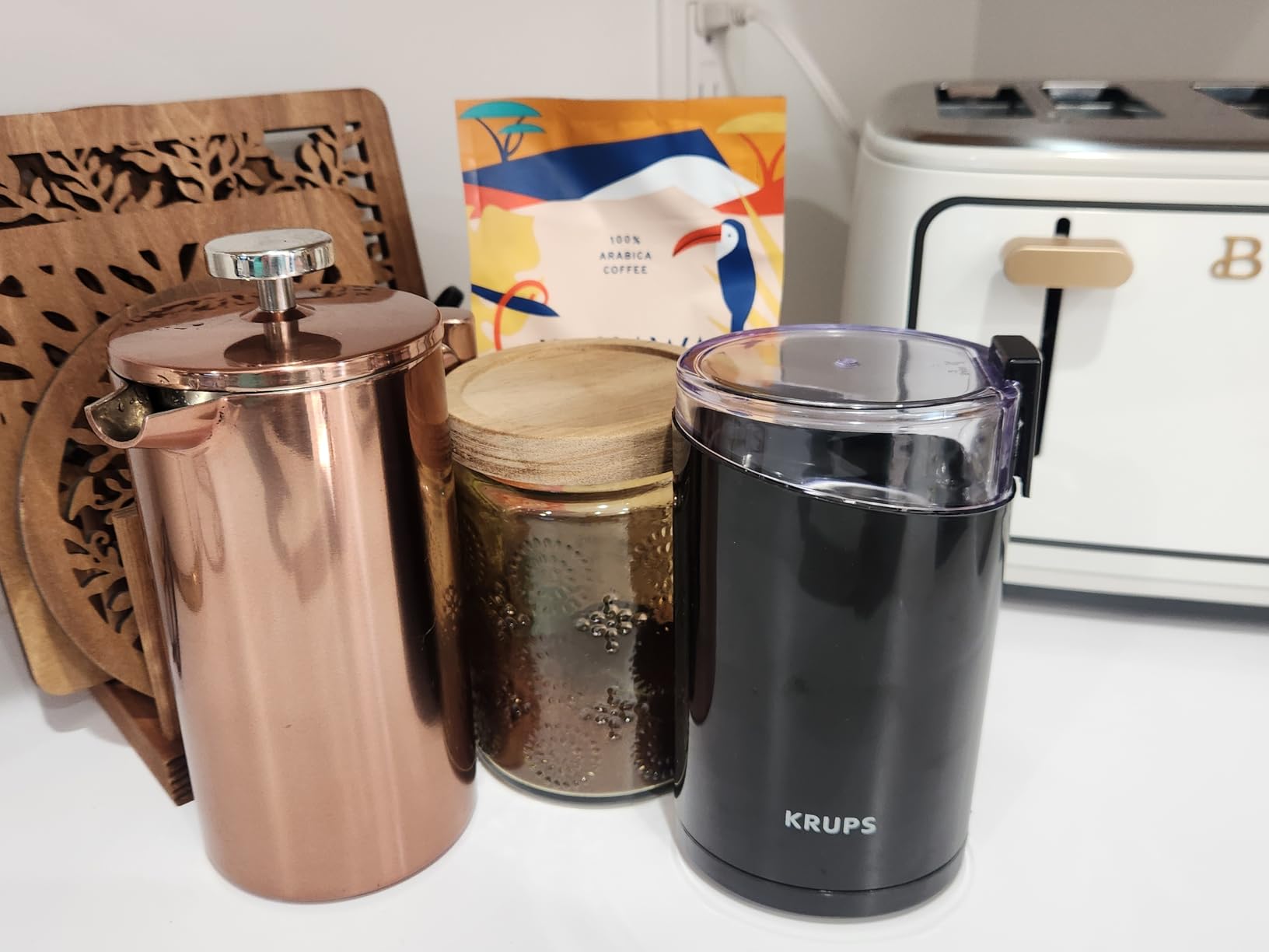 KRUPS Precision Electric Coffee Grinder, 3 oz, 200W, Stainless Steel Blades for Beans, Herb and Nuts customer photo 1
