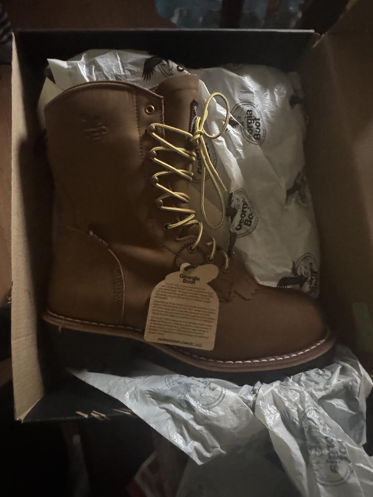 Georgia Boot Steel Toe GORE-TEX® Waterproof 400G Insulated Logger Boot customer photo 2